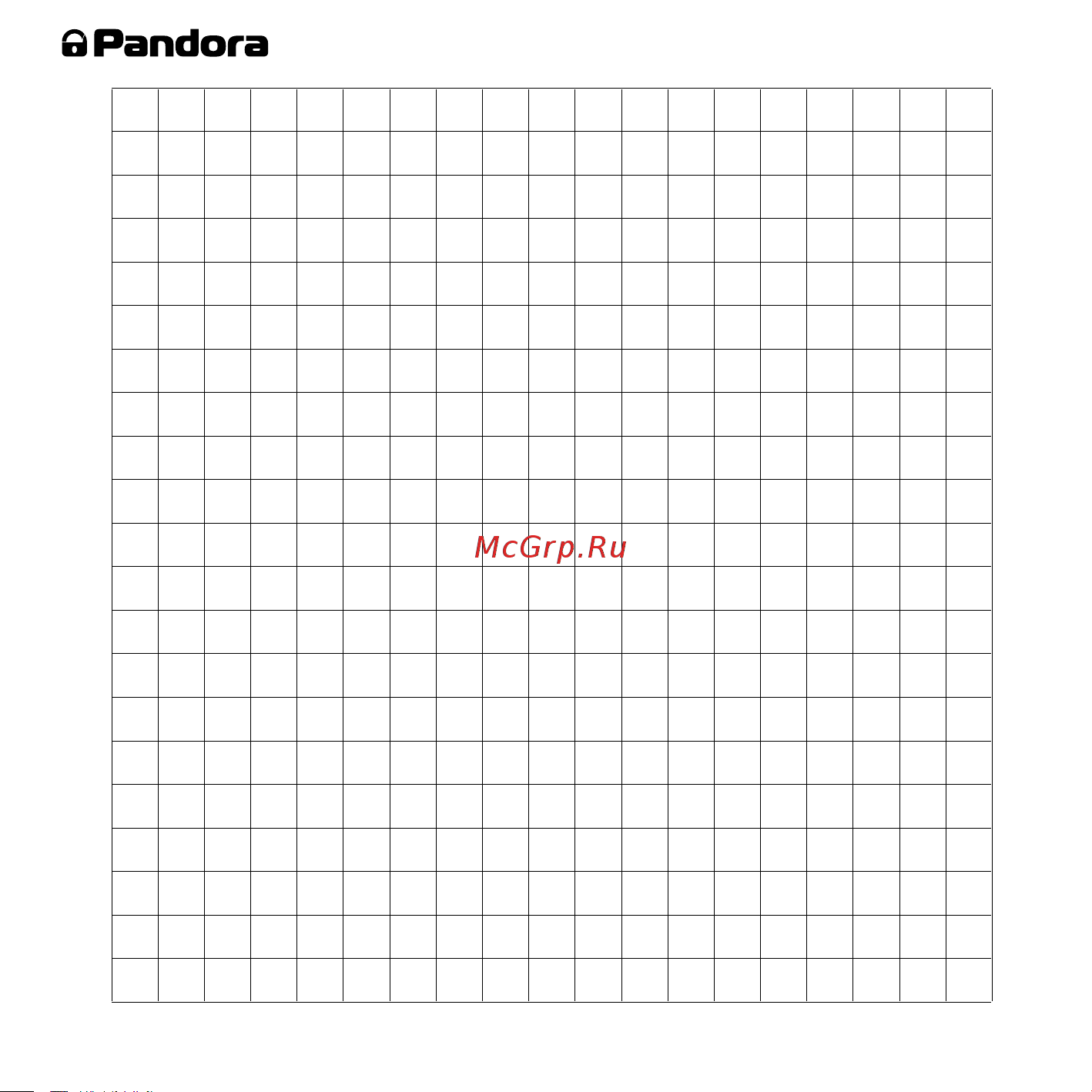 AlarmTrade PANDORA DXL 3970 Руководство по эксплуатации онлайн [58/60] 755218