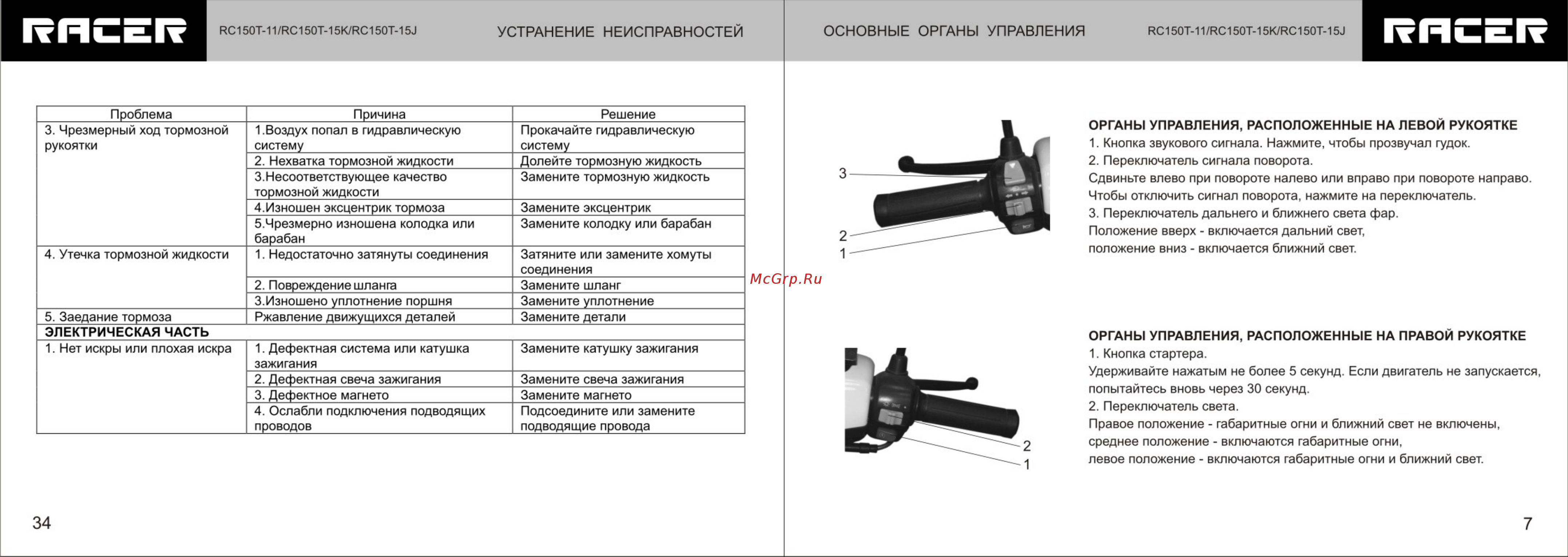 RACER RC150T-11 Dragon Руководство по эксплуатации онлайн [5/22] 755245