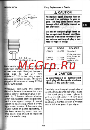 Suzuki TL1000S Руководство по эксплуатации онлайн [52/89] 755302