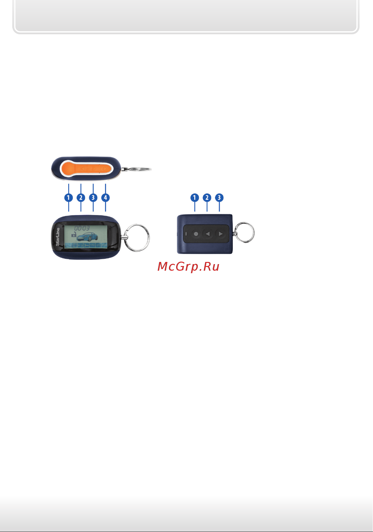 Starline B92 Dialog FLEX [14/88] Управление сигнализацией с помощью брелков