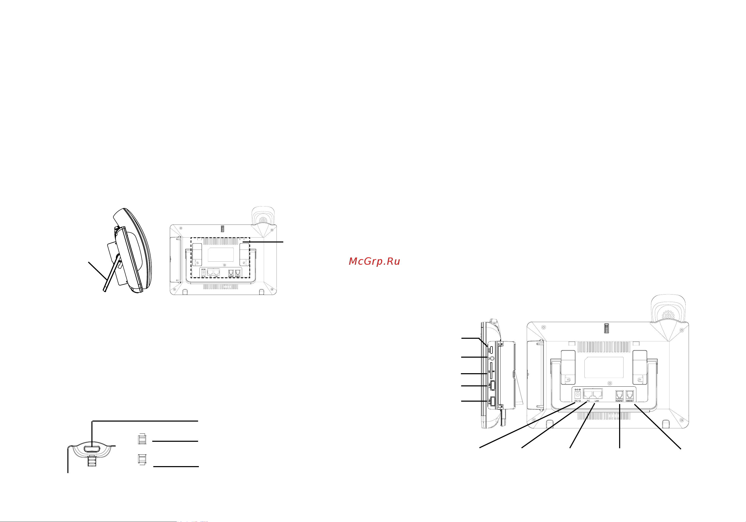 Grandstream GXV-3275 [4/26] Connecting the phone