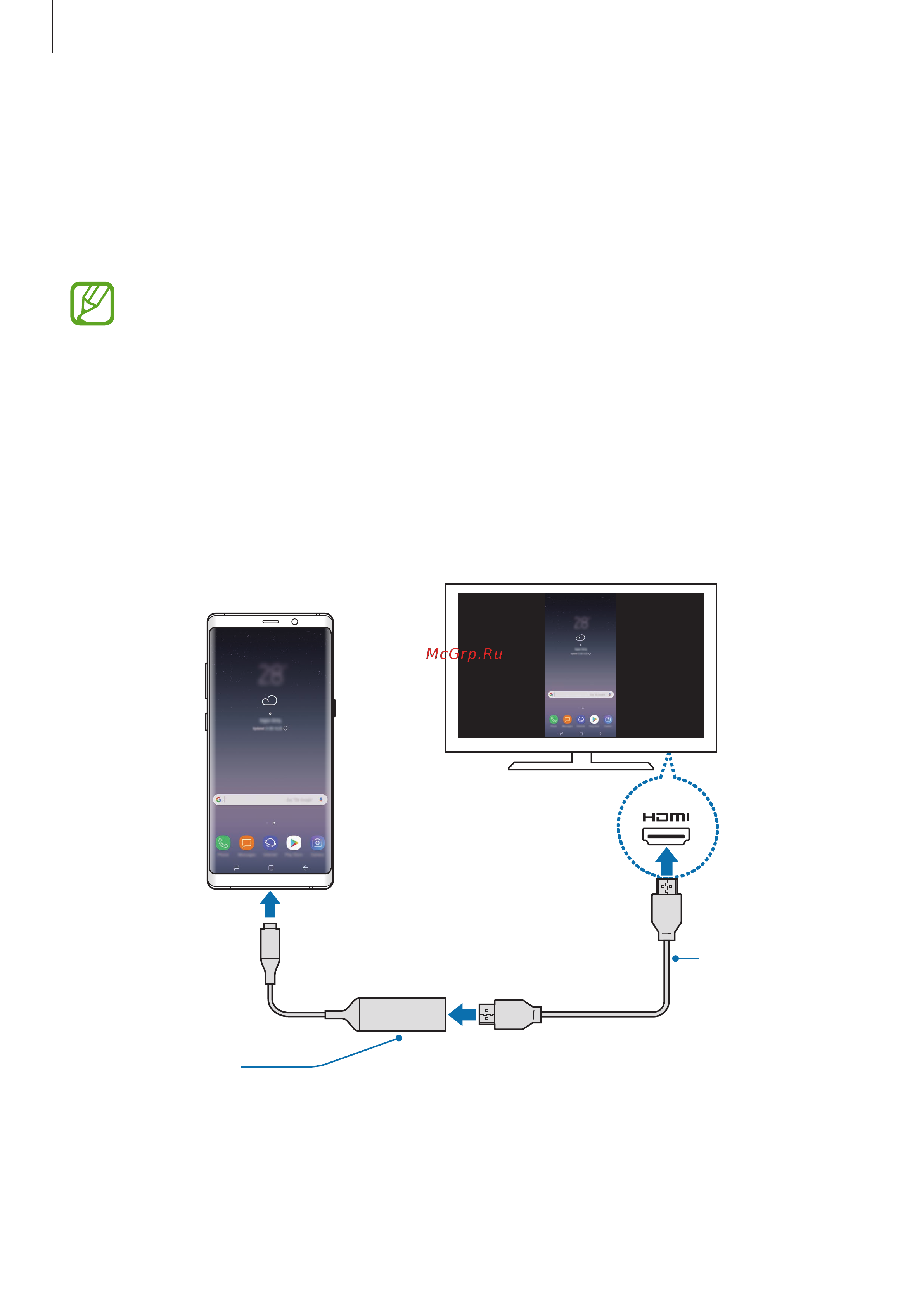 Samsung GALAXY Note 8 64Gb [197/275] Подключение к внешнему экрану
