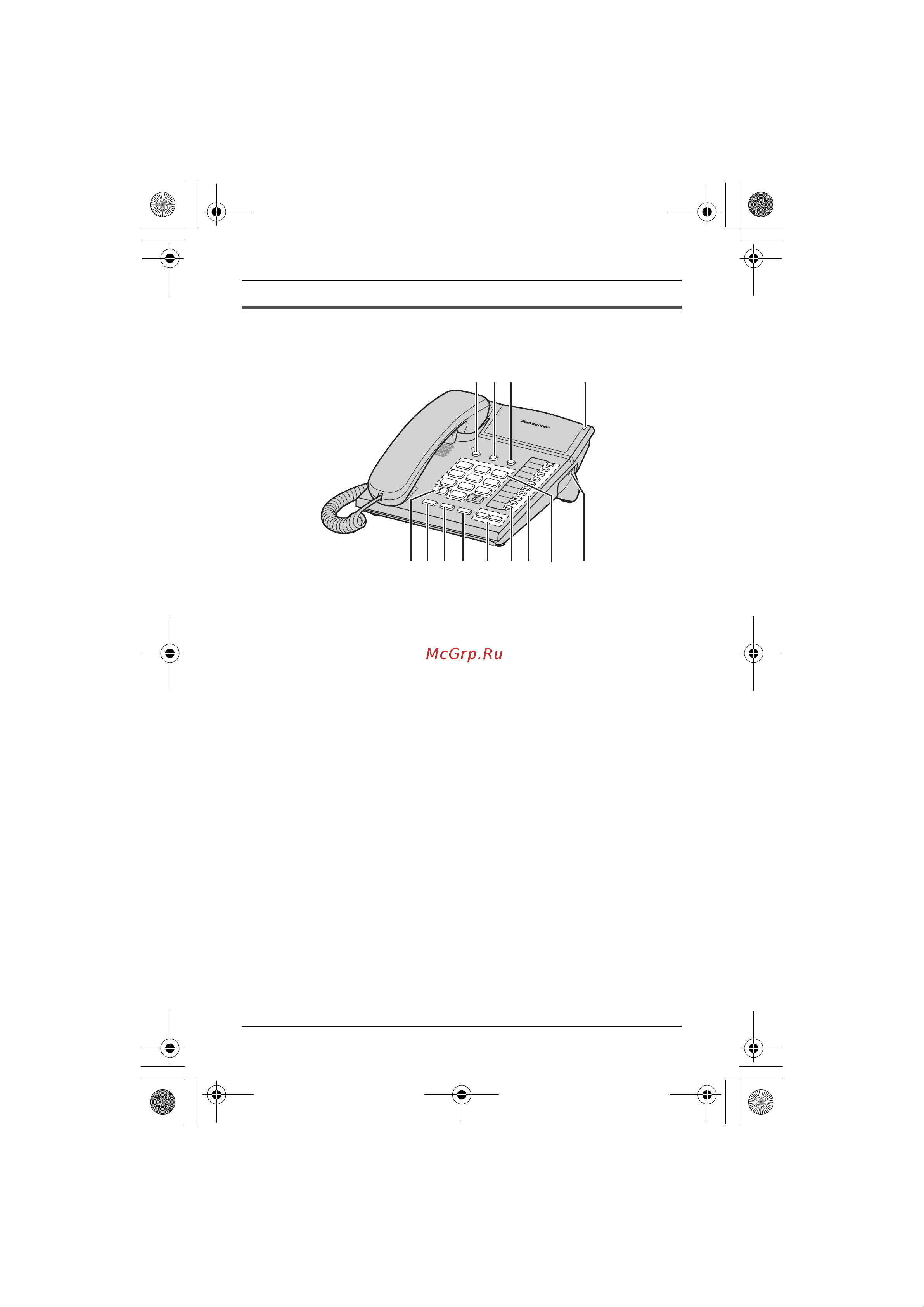 Panasonic KX-TS 2382 RUB [6/20] Органы управления
