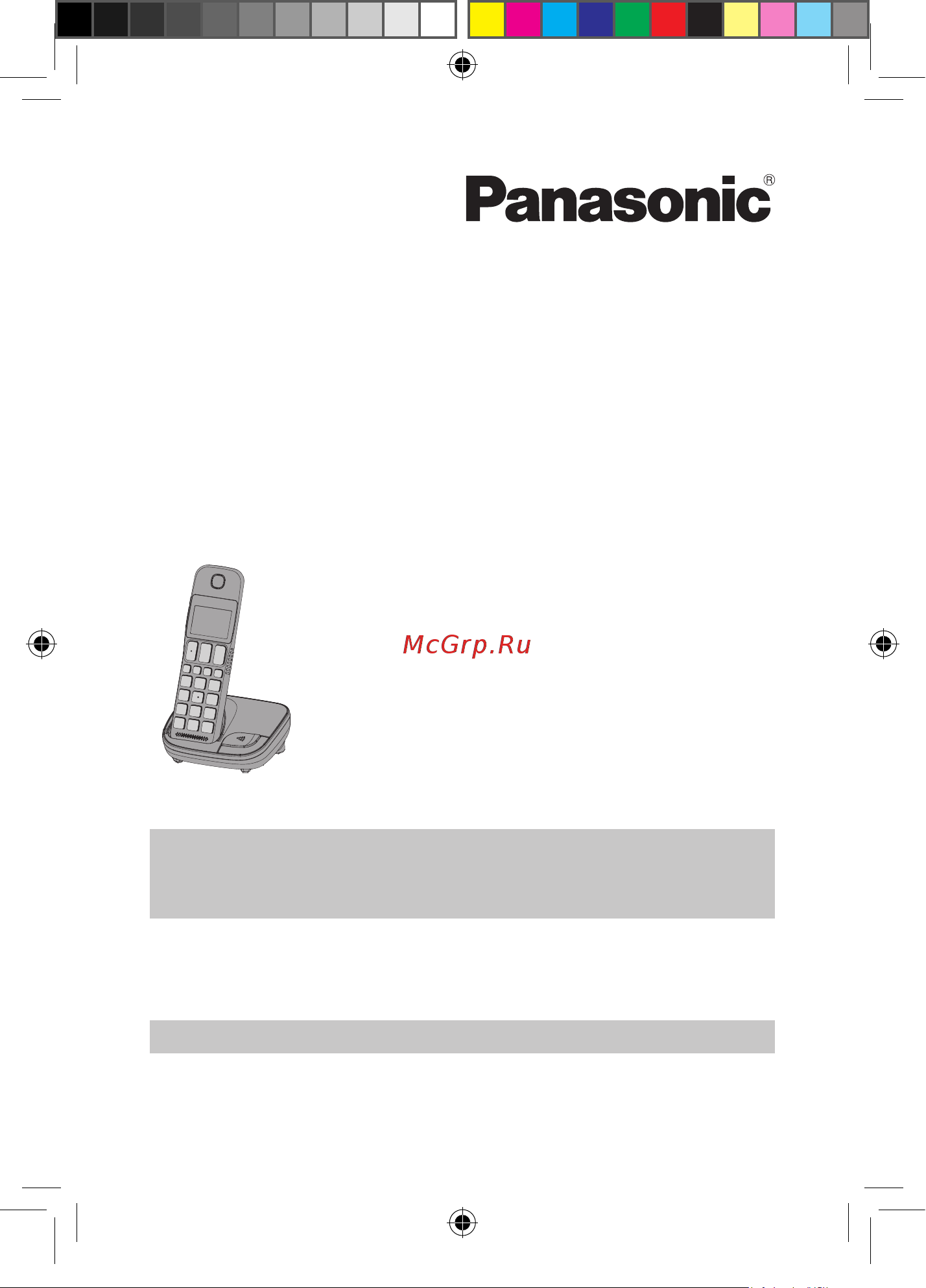Panasonic KX-TGE 110 RUB Руководство по эксплуатации онлайн