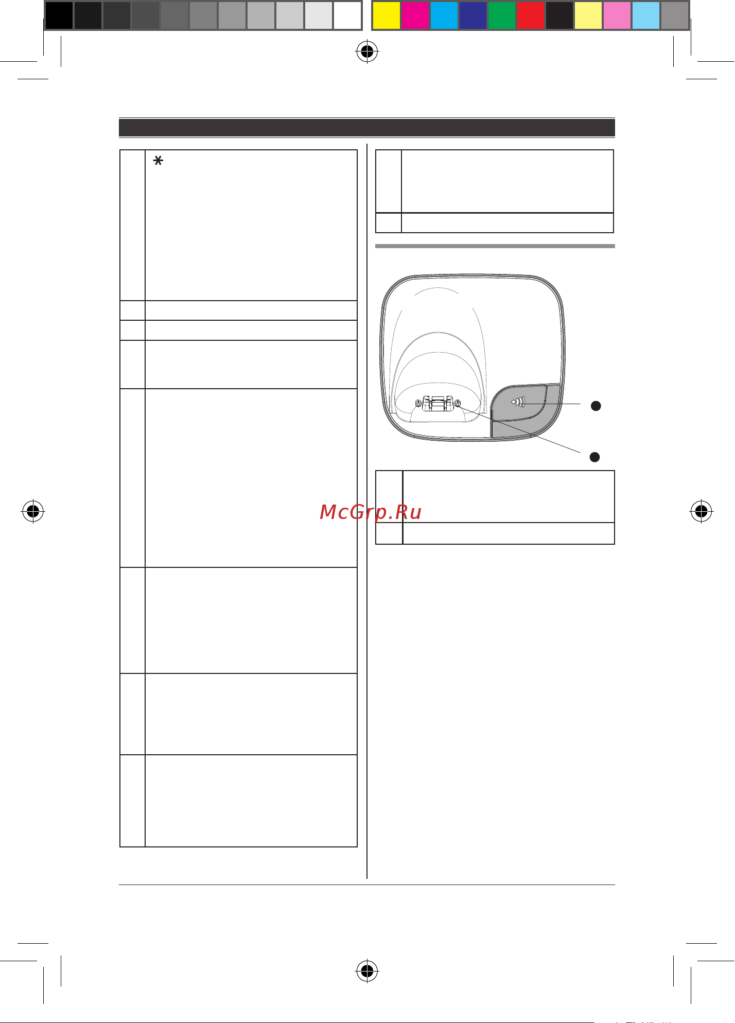 Panasonic KX-TGE 110 RUB [15/44] Базовый блок