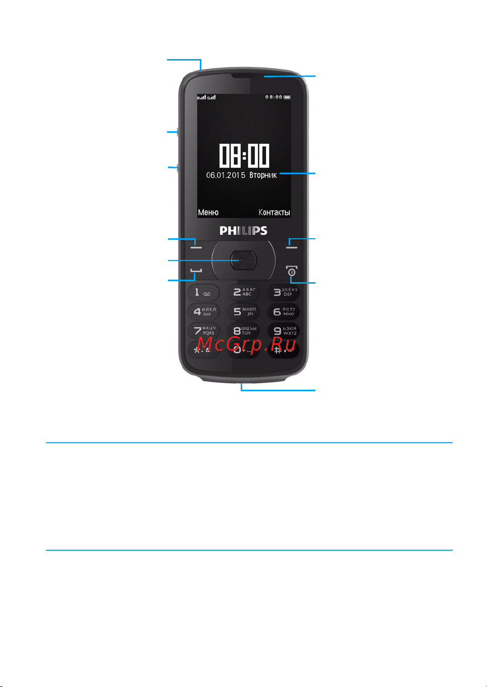 Philips E560 Руководство по эксплуатации онлайн