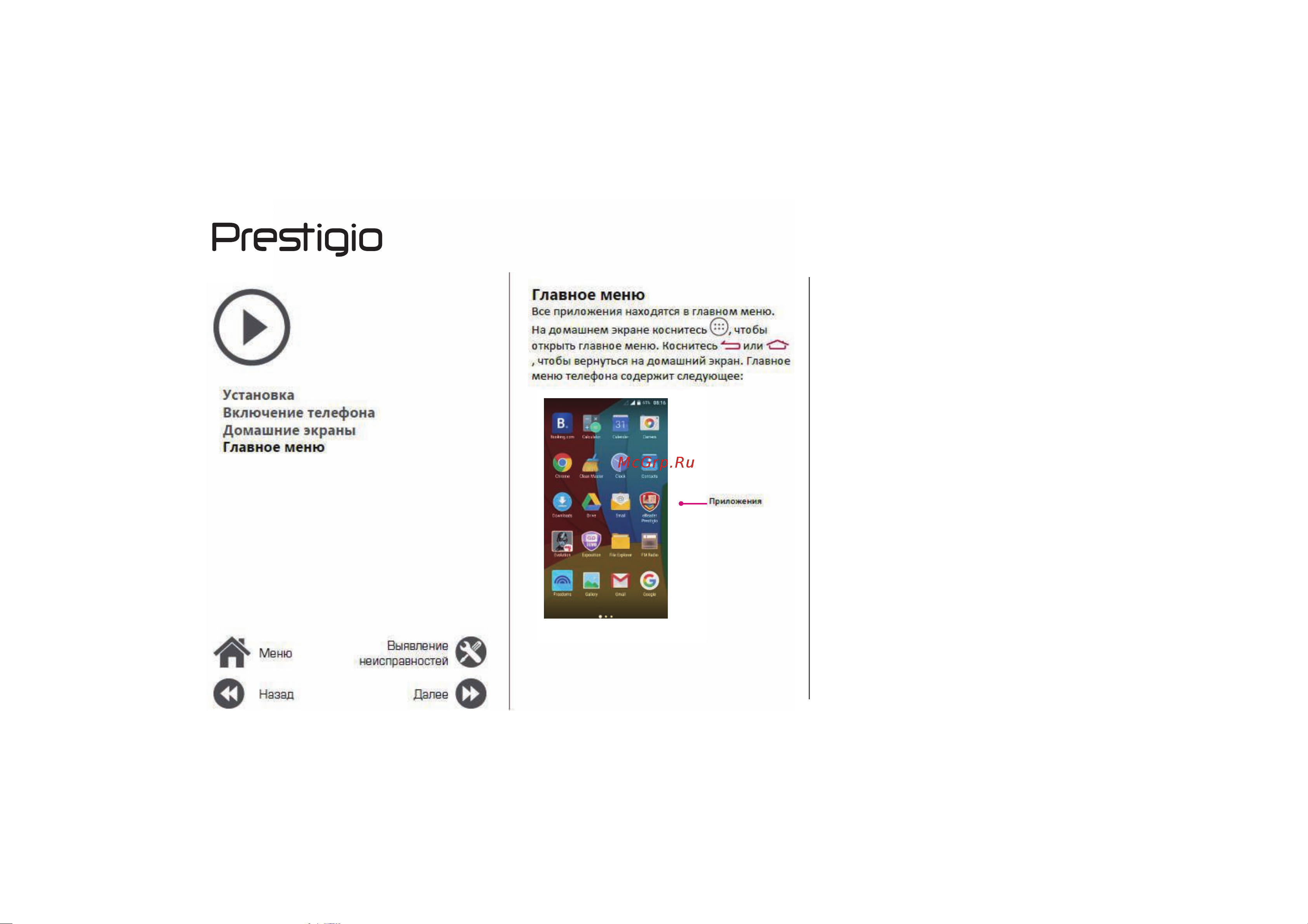 Prestigio Muze G3 LTE Duo Руководство по эксплуатации онлайн [8/39] 756004