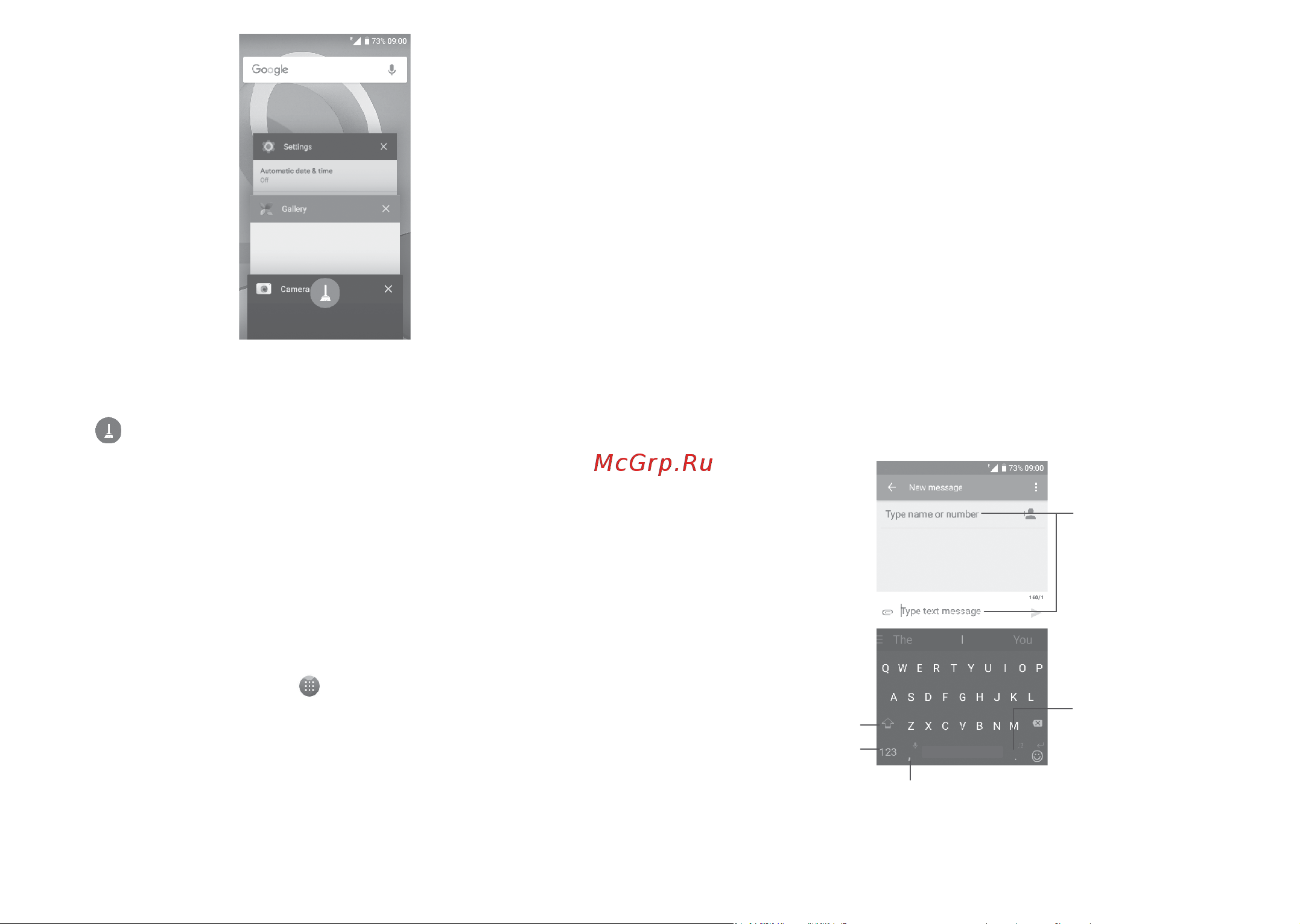 Alcatel U5 5044D 8Gb [15/55] Text input