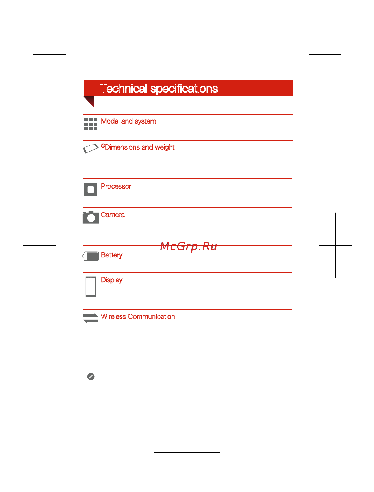 Lenovo P70-t Dual [3/27] Technical speciﬁcations