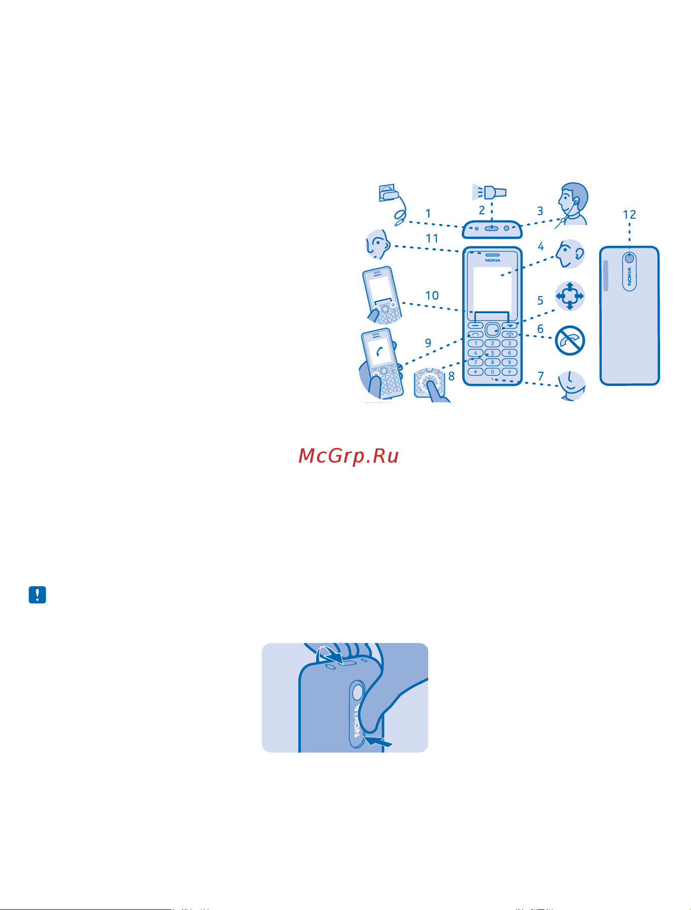 Nokia 108 Dual [4/25] Начало работы