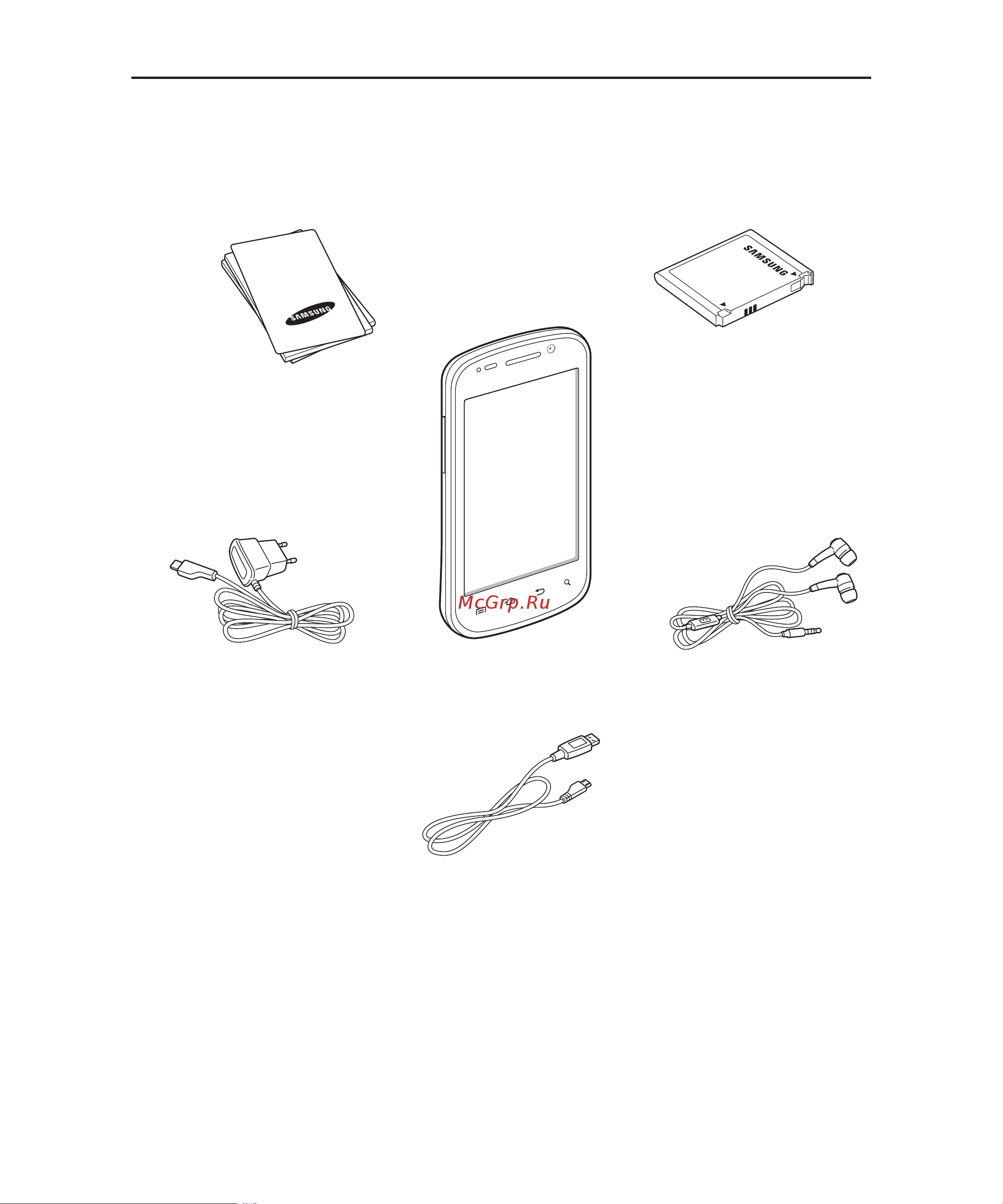 Samsung GT-I9023 [5/14] Комплект поставки