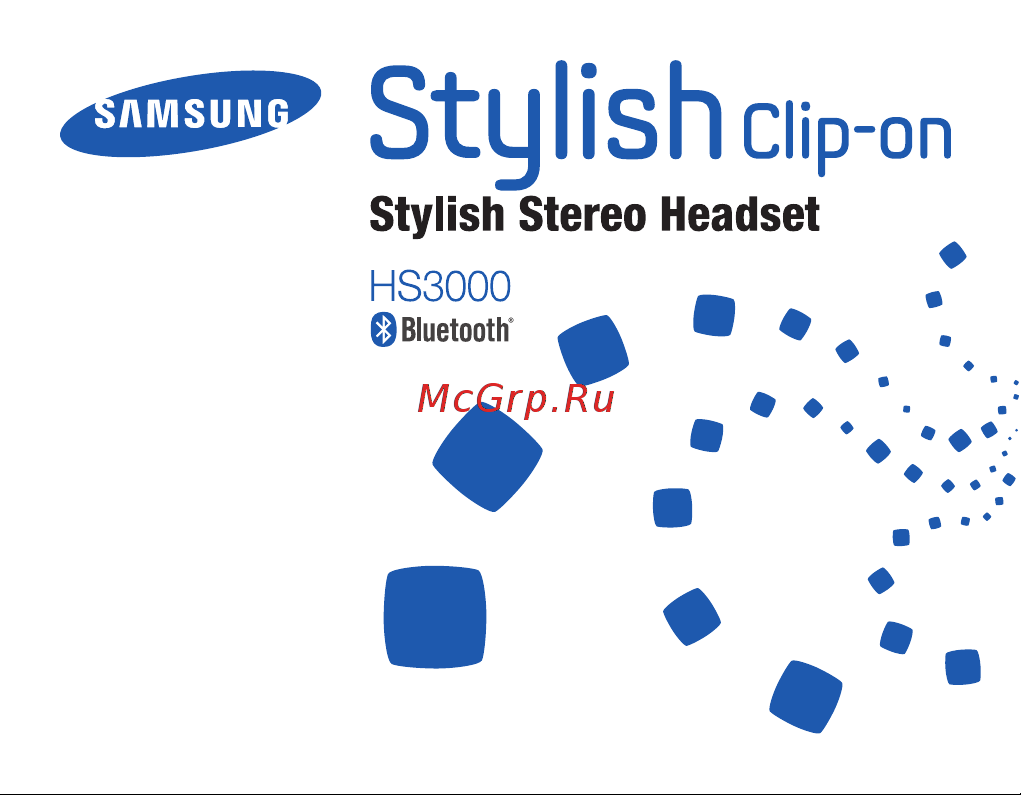 Samsung HS3000 Руководство по эксплуатации онлайн