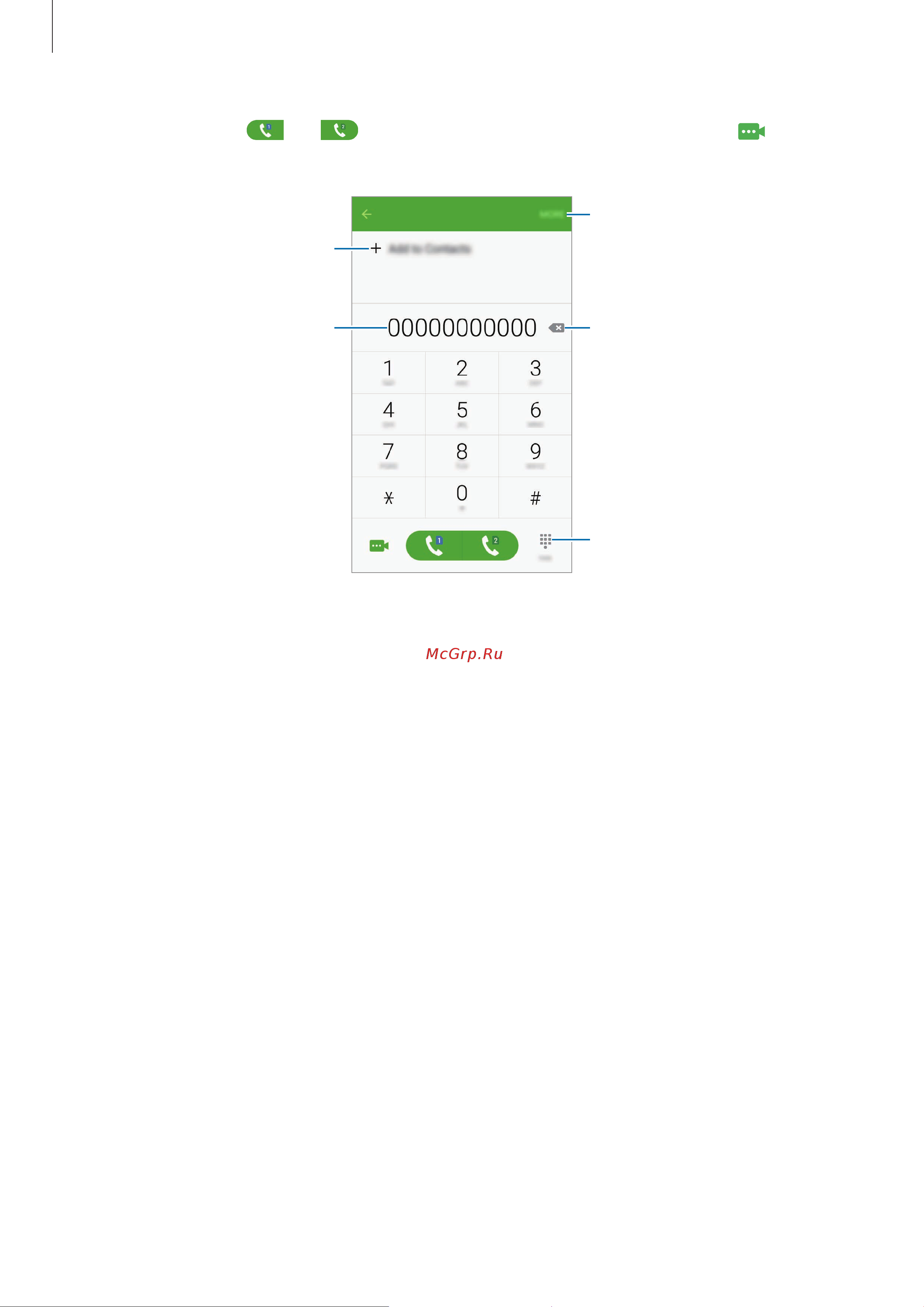 Samsung Galaxy A3 (SM-A310F) [40/102] Использование функции быстрого набора