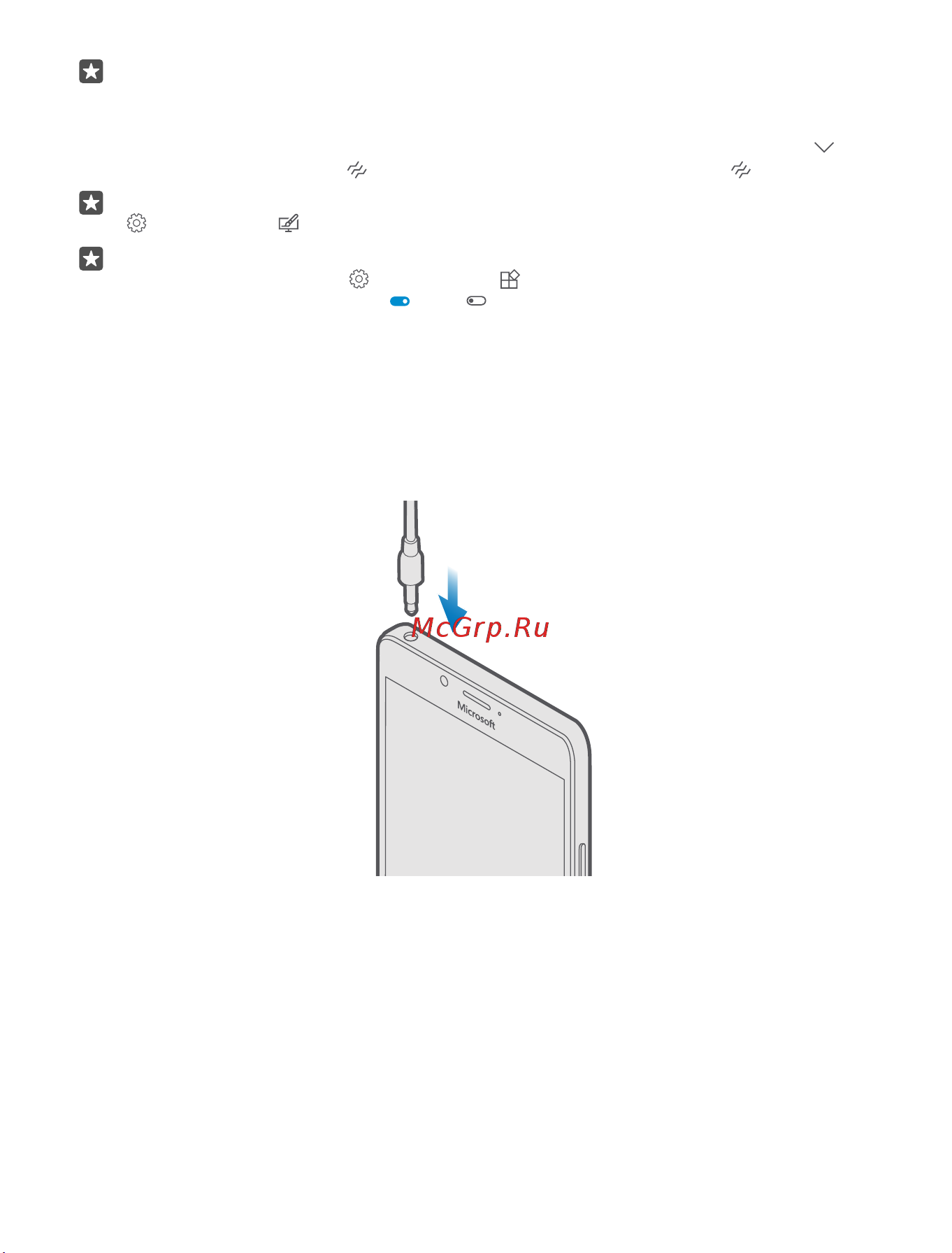 Microsoft Lumia 950 LTE [15/136] Connect the headset