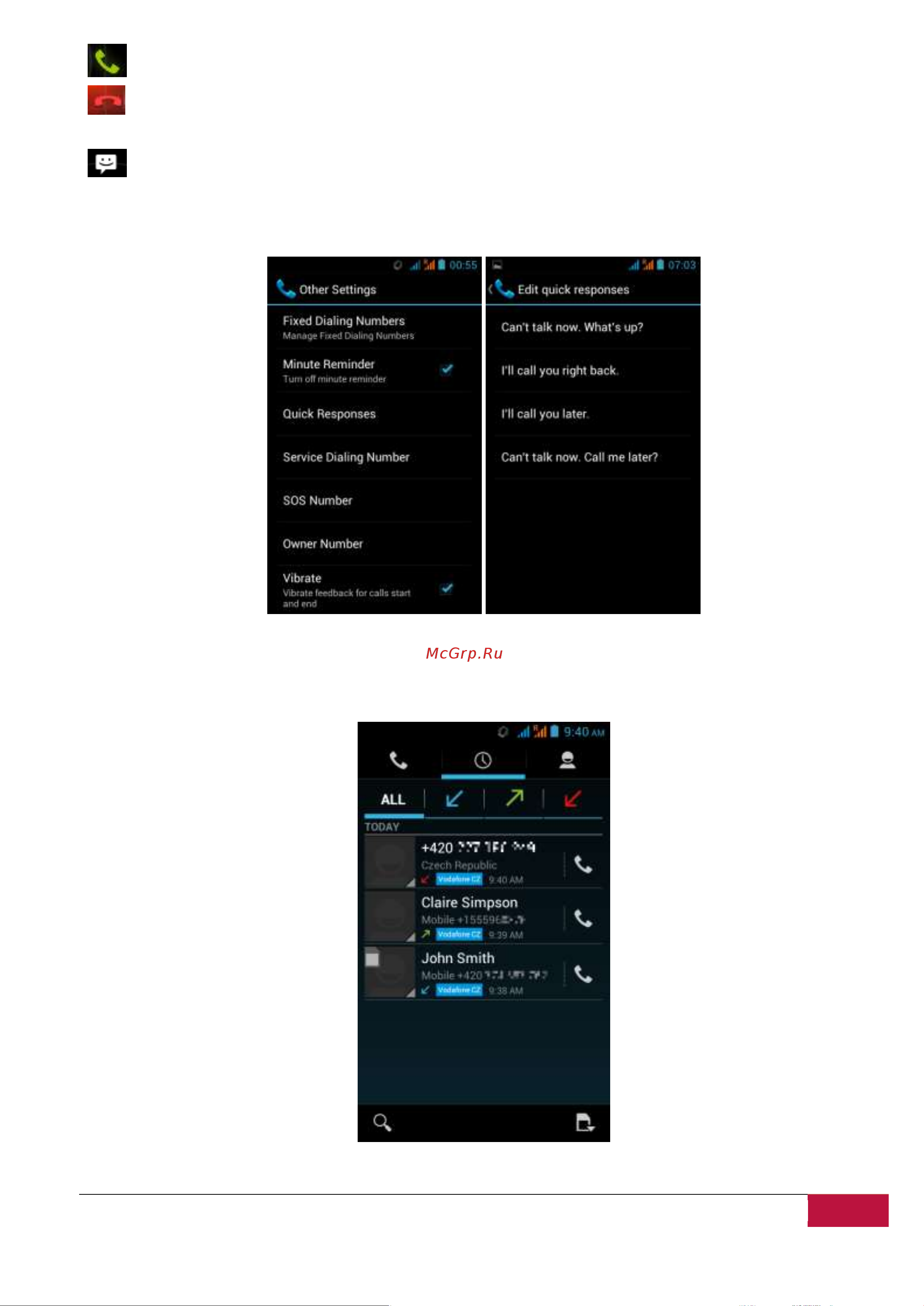 Prestigio MultiPhone 4040 DUO PAP4040 Руководство по эксплуатации онлайн [32/69] 775706