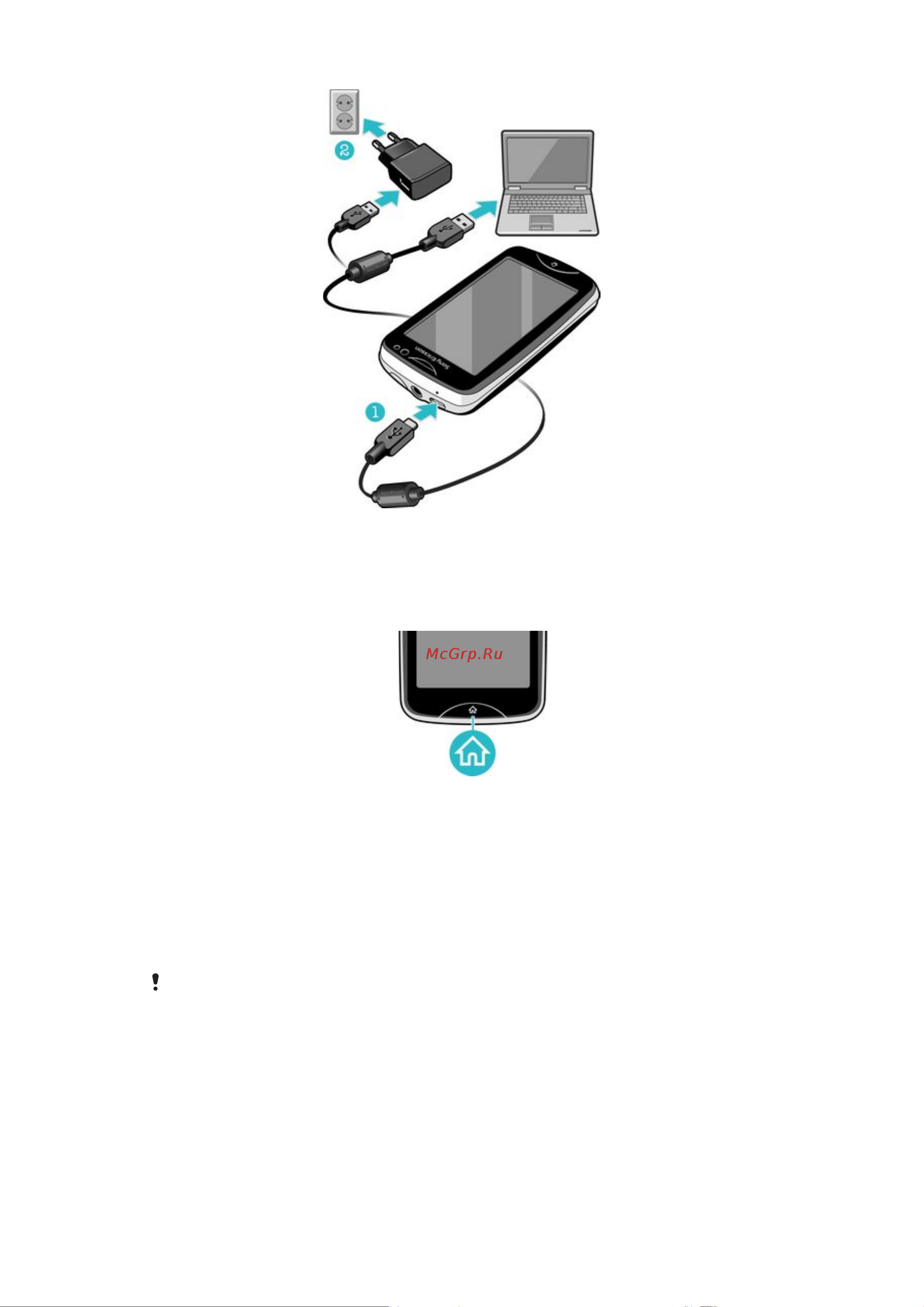 Sony Ericsson CK15i txt pro [8/34] Домашний экран
