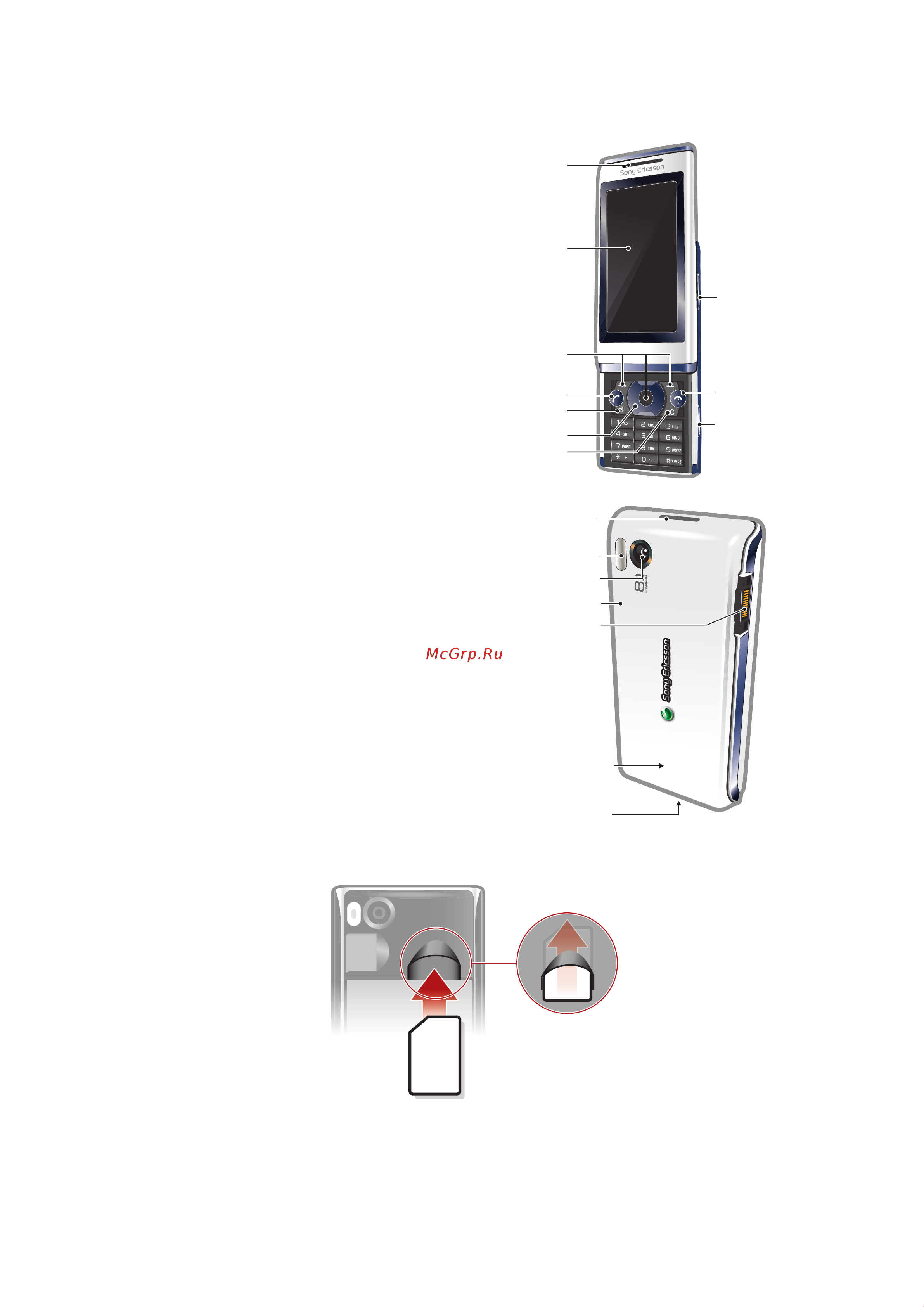 Sony Ericsson Aino U10i [5/82] Снимите панель аккумуляторного отсека