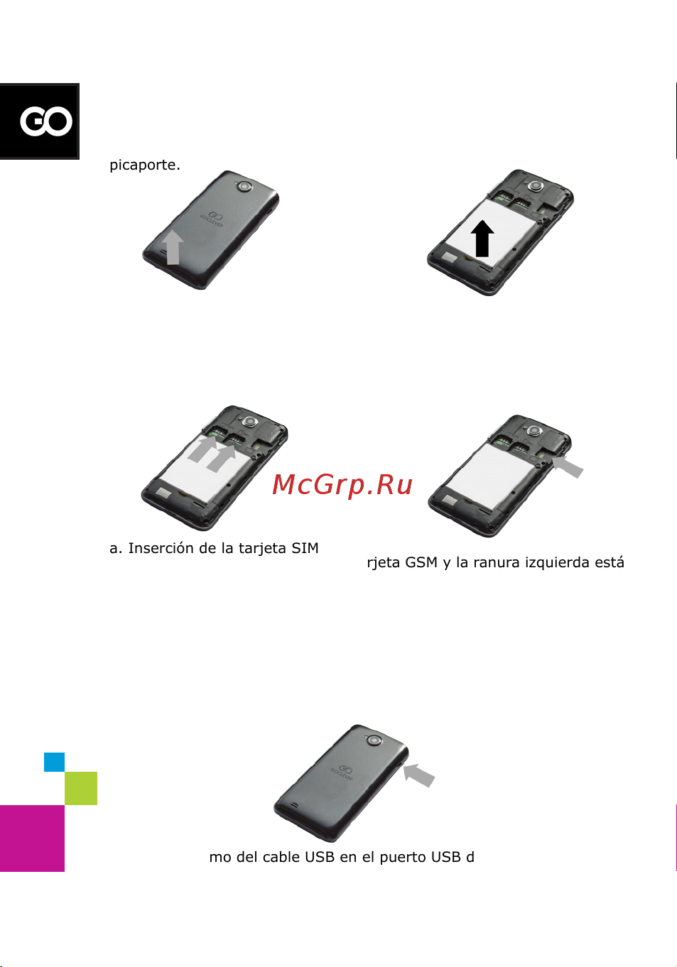 Goclever QUANTUM 400 [118/132] Quick start guide es