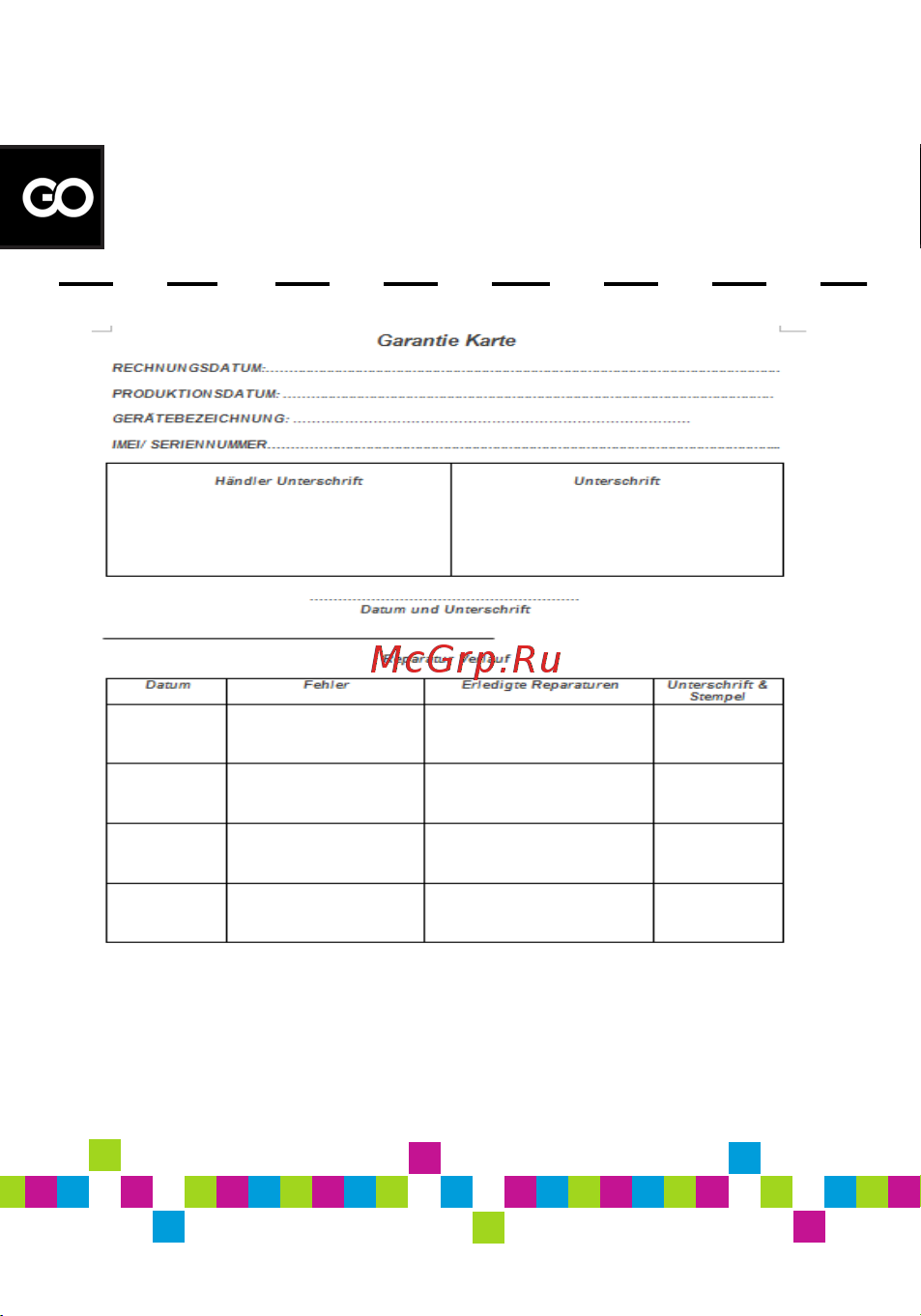 Goclever QUANTUM 400 [54/132] Goclever quick start guide de
