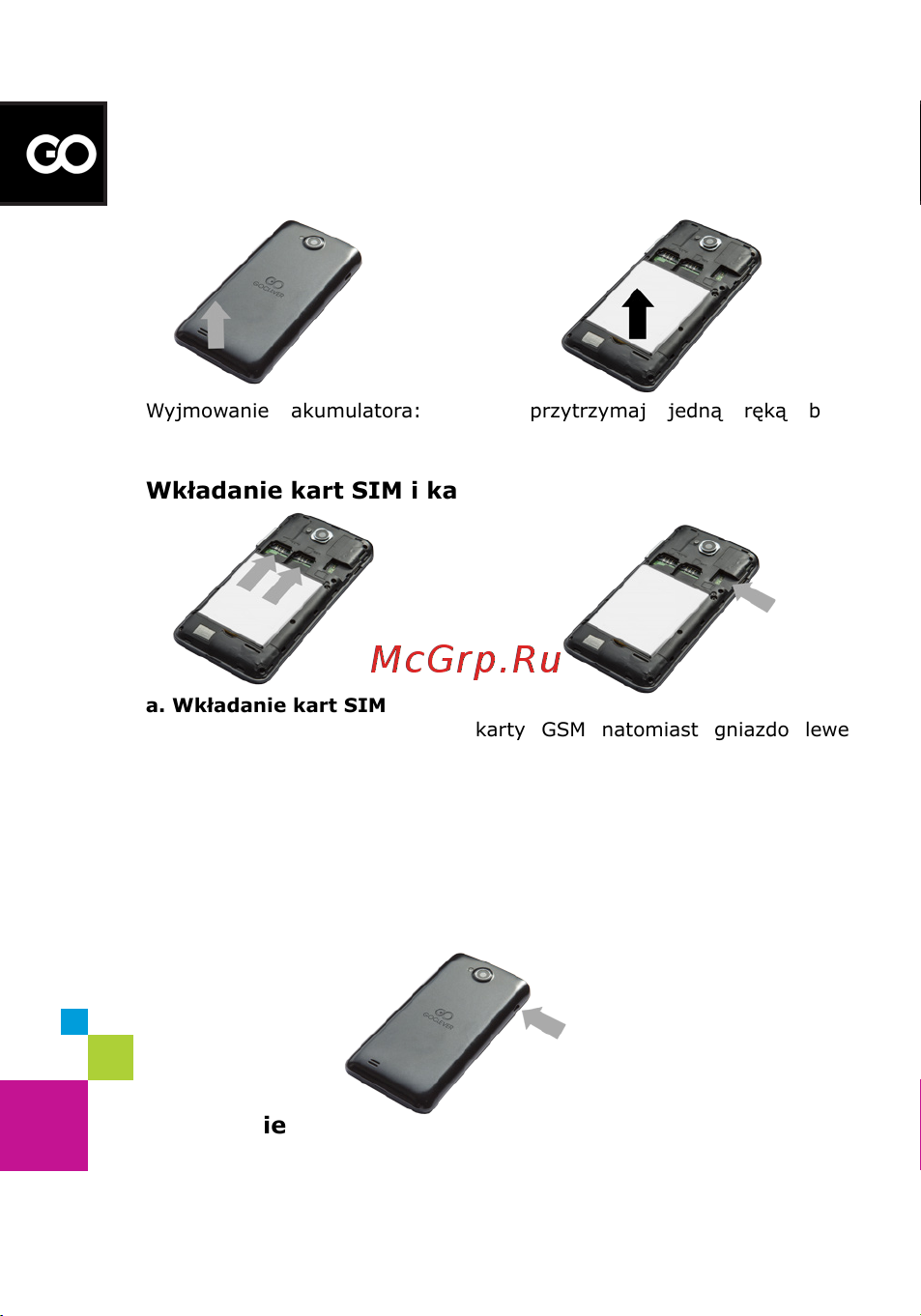 Goclever QUANTUM 400 PLUS [10/132] Quick start guide pl