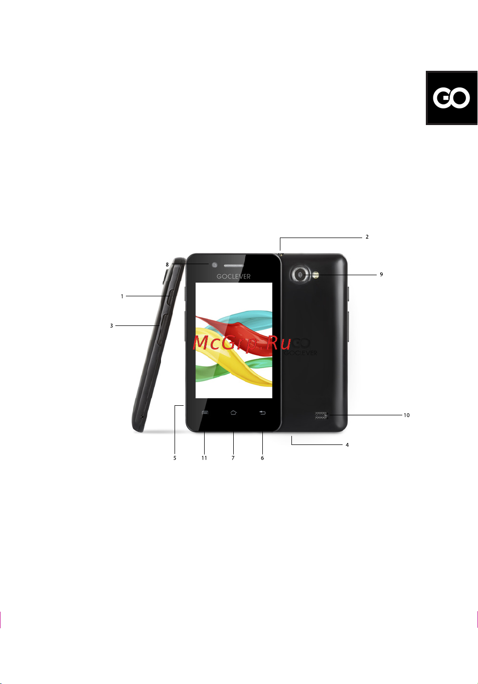 Goclever QUANTUM 350 COLOUR CONCEPT [105/132] Quick start guide sk