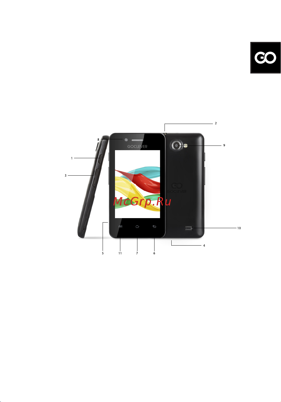 Goclever QUANTUM 350 COLOUR CONCEPT [123/132] Quick start guide ua