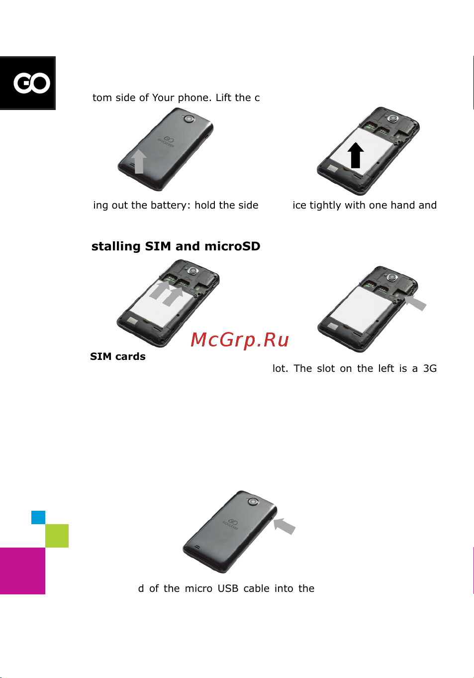 Goclever QUANTUM 350 COLOUR CONCEPT [4/132] Quick start guide gb
