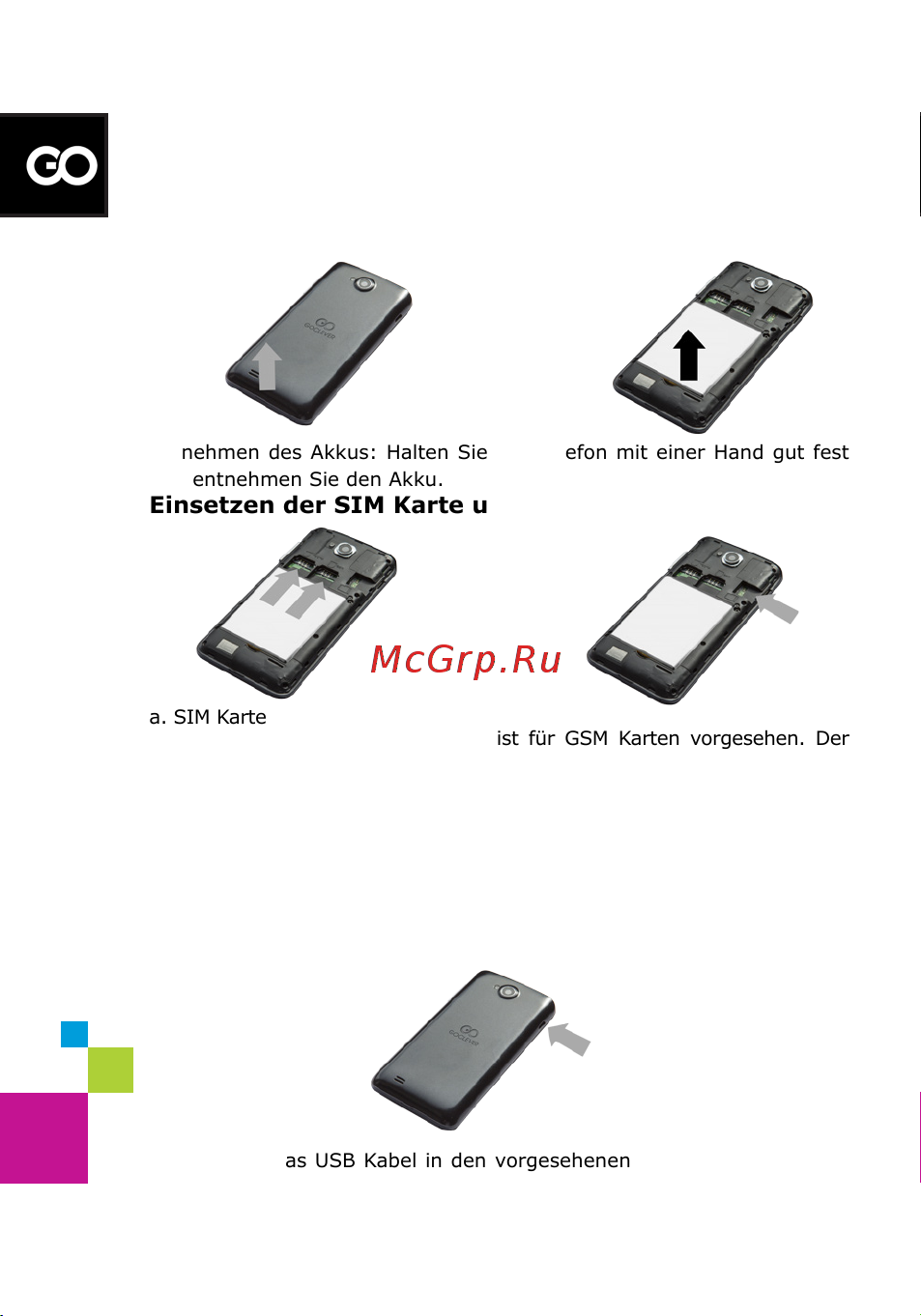 Goclever QUANTUM 350 COLOUR CONCEPT [48/132] Quick start guide de