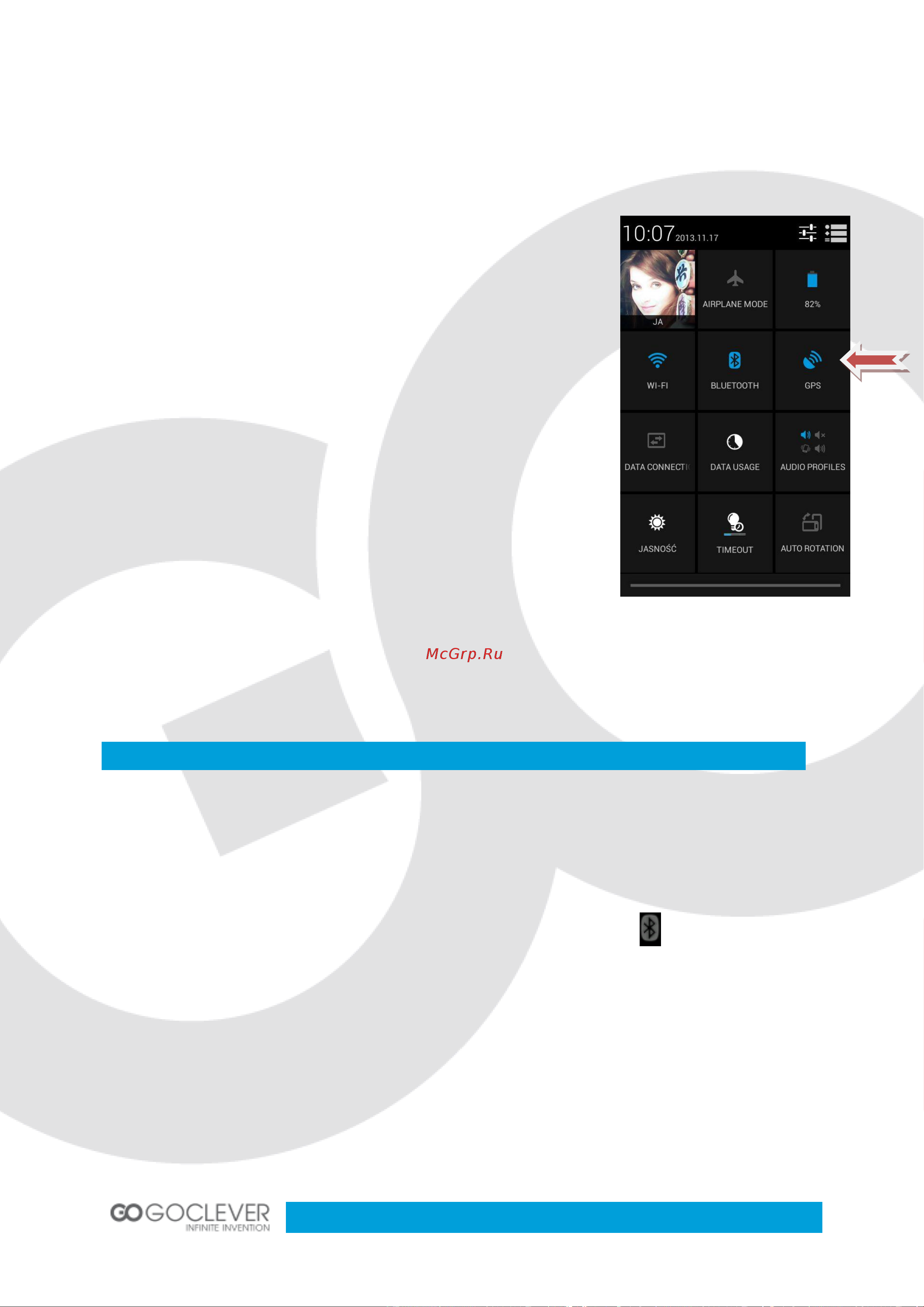 Goclever INSIGNIA 5X [32/55] Bluetooth