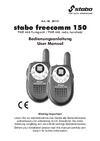 PRESIDENT ELECTRONICS PRESIDENT FREECOMM 150 Руководство по эксплуатации