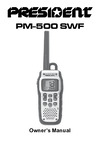 PRESIDENT ELECTRONICS PRESIDENT PM-500 SWF Руководство по эксплуатации