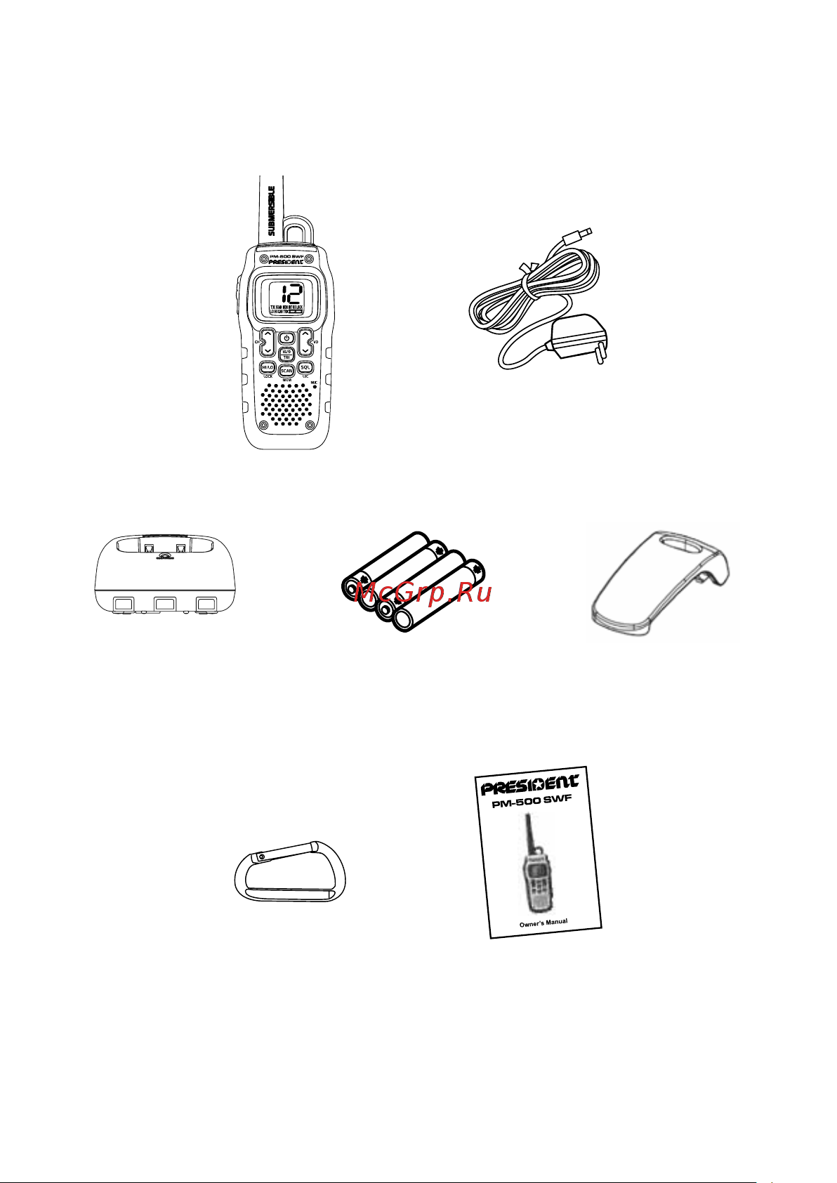 PRESIDENT ELECTRONICS PRESIDENT PM-500 SWF [5/28] Getting started