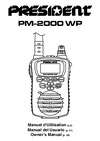 PRESIDENT ELECTRONICS PRESIDENT PM 2000 WP Руководство по эксплуатации