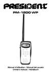 PRESIDENT ELECTRONICS PRESIDENT PM 1200 WP Руководство по эксплуатации