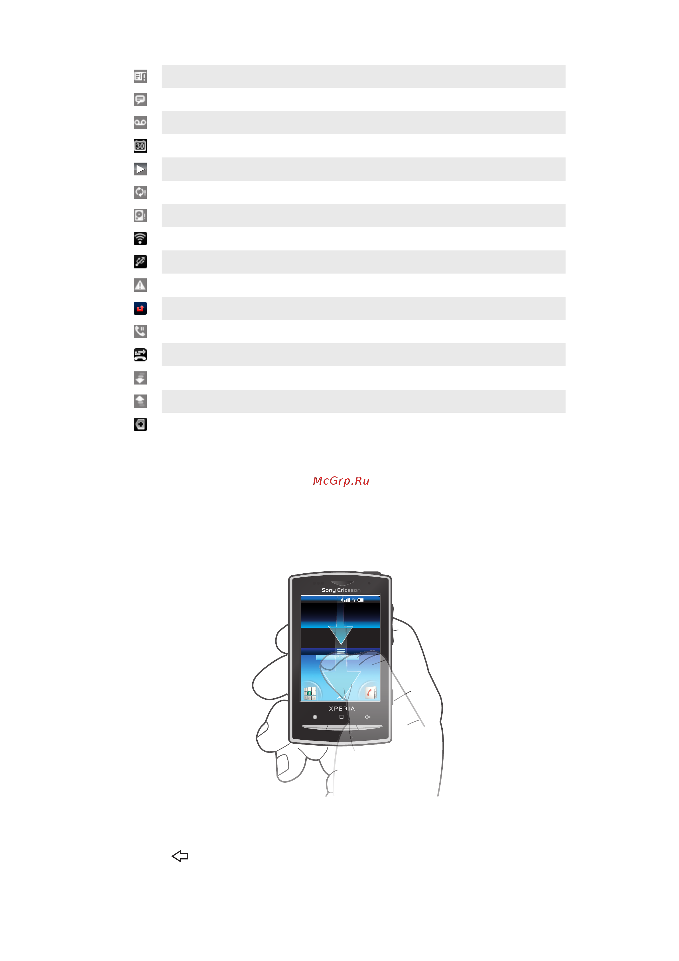 SONY-ERICSSON X10 mini pro [22/102] Телефон подключен к компьютеру кабелем usb