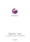SONY-ERICSSON SONY Xperia pro Руководство по эксплуатации