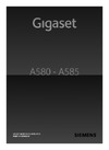 GIGASET COMMUNICATIONS GMBH GIGASET A585 Руководство по эксплуатации