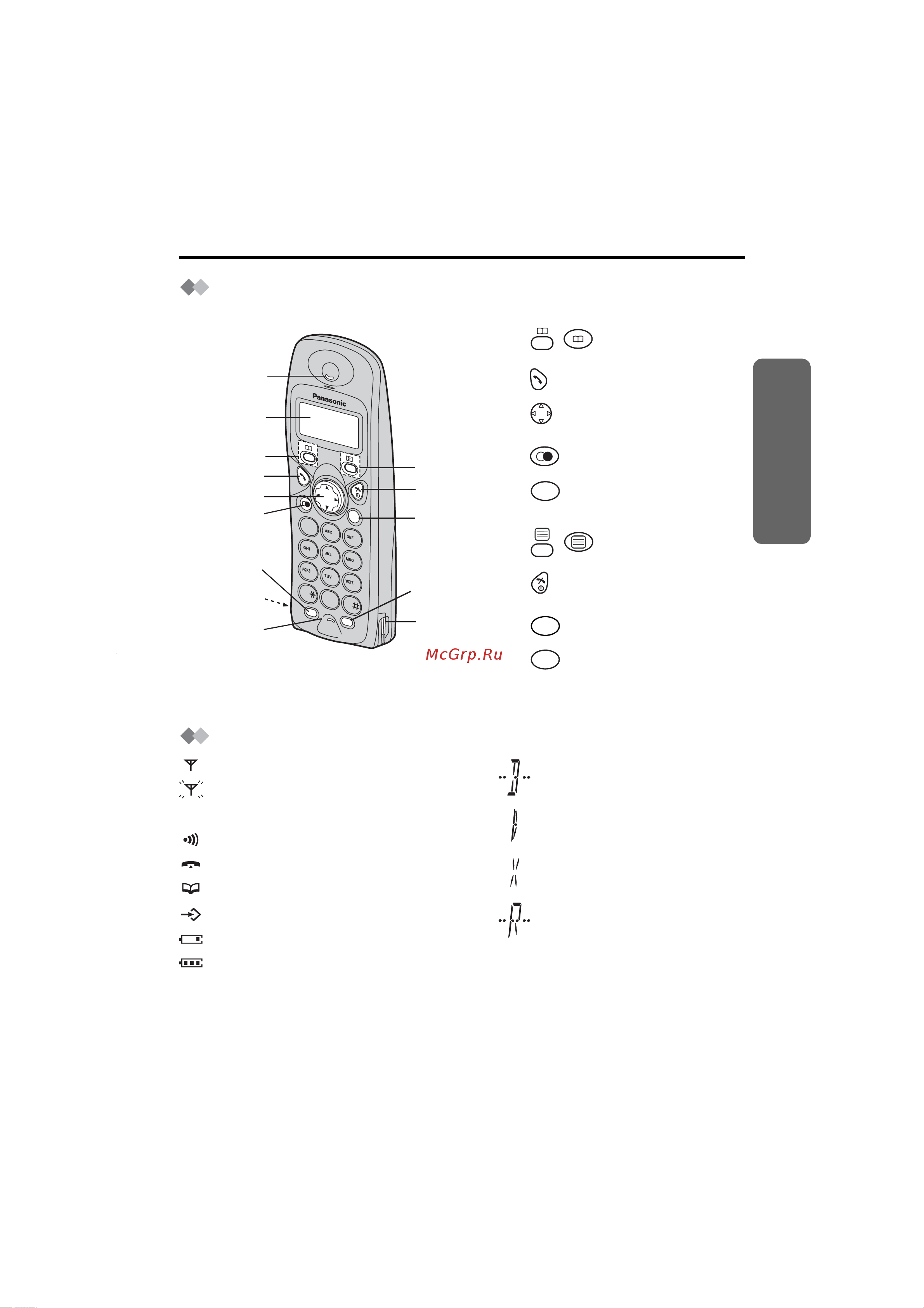 Panasonic KX-TCD400 [7/33] Блокировка клавиатуры вкл