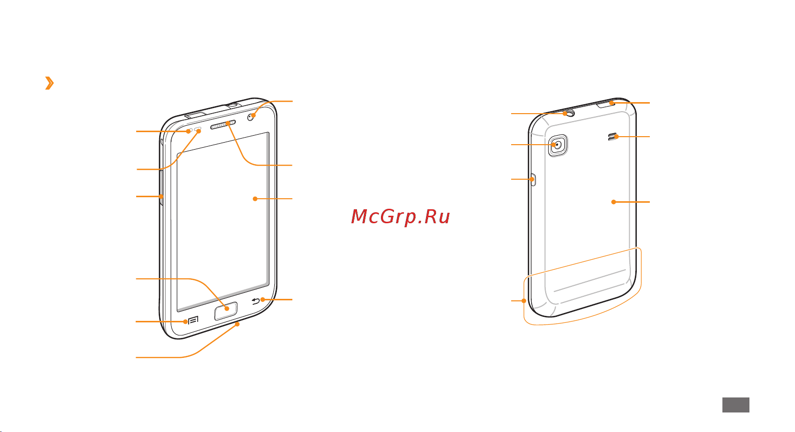 Samsung GALAXY S scLCD I9003 [19/140] Общие сведения об устройстве