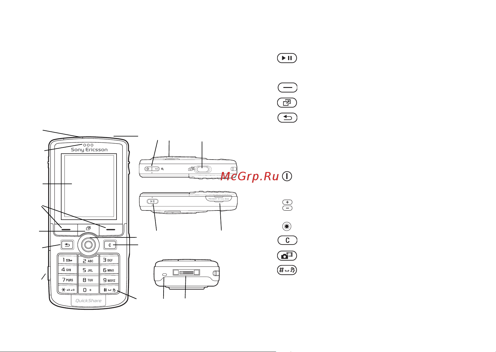 SONY-ERICSSON Sony Ericsson K750i [10/116] 12 7 15