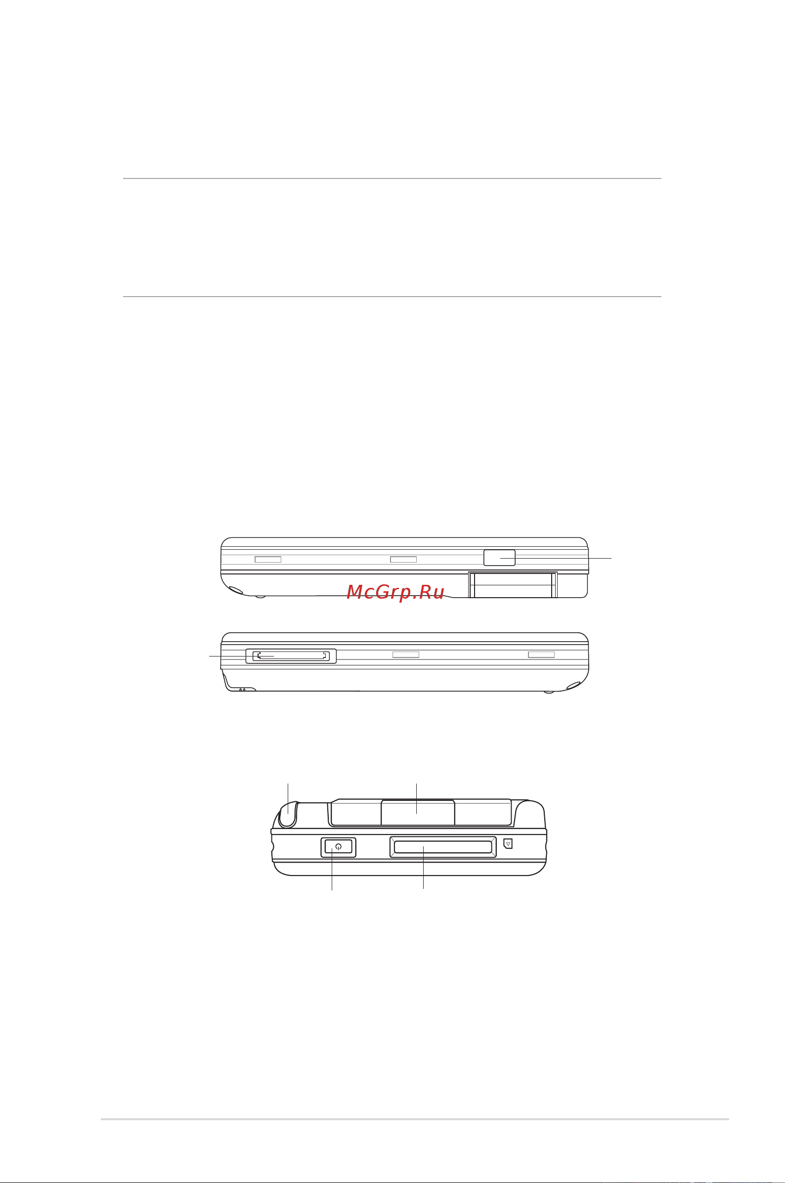 Asus MyPal A636N [9/98] Функциональные элементы на боковых панелях