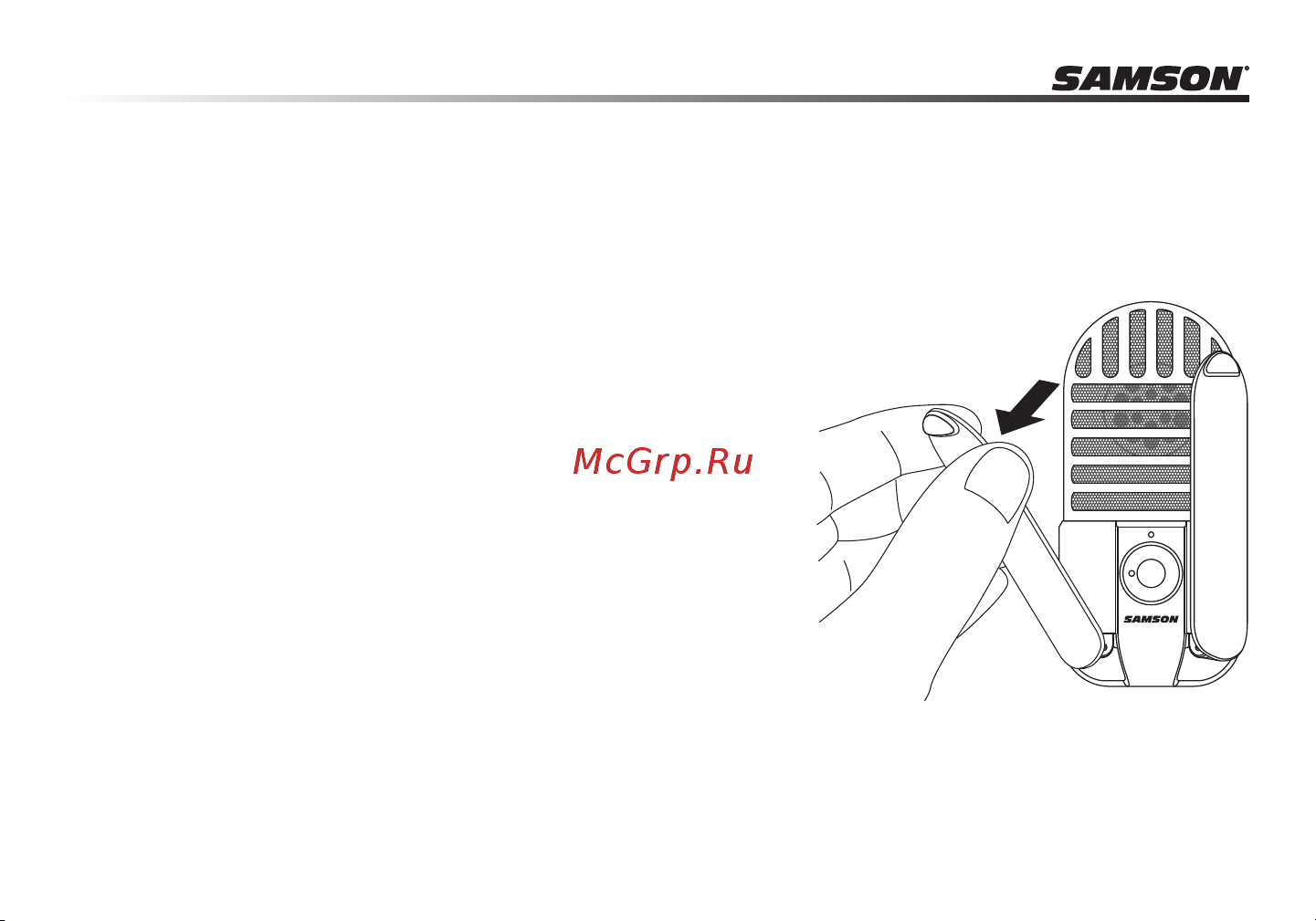 Samson Meteor Mic [14/24] Quick start