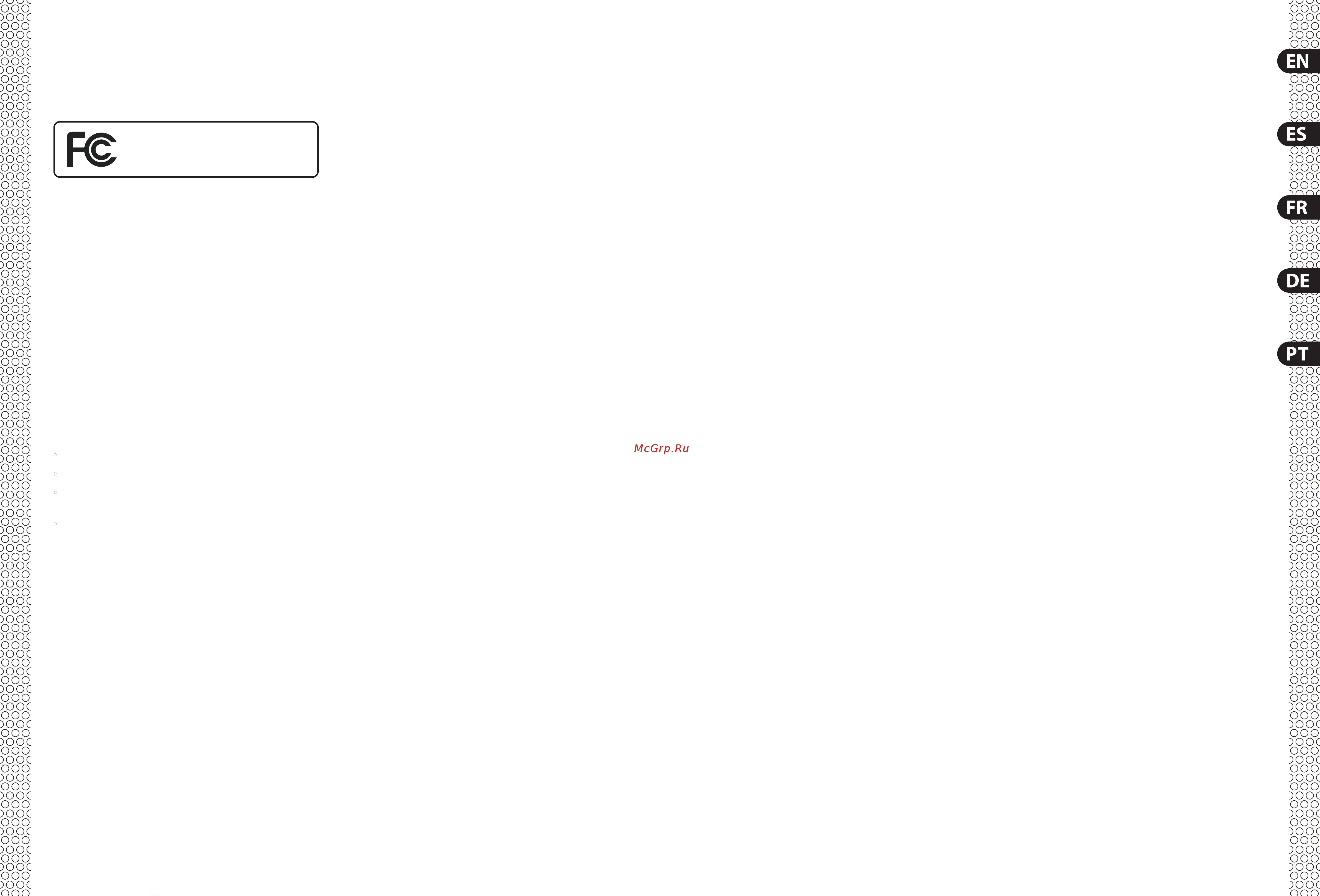 Bugera G5-INFINIUM [11/12] Federal communications commission compliance information