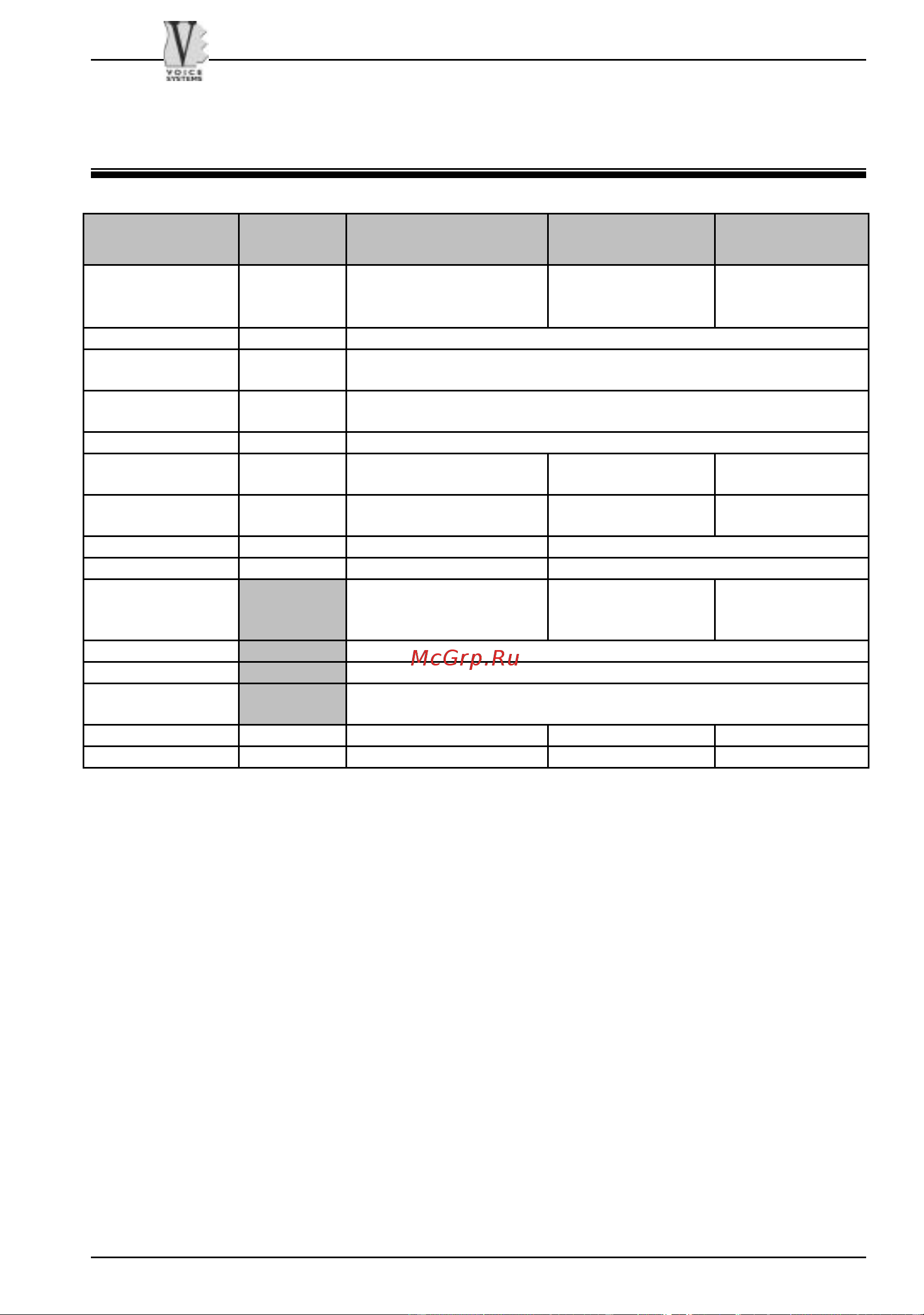 VOICE SYSTEMS BEE-Stage [22/44] Technical specs