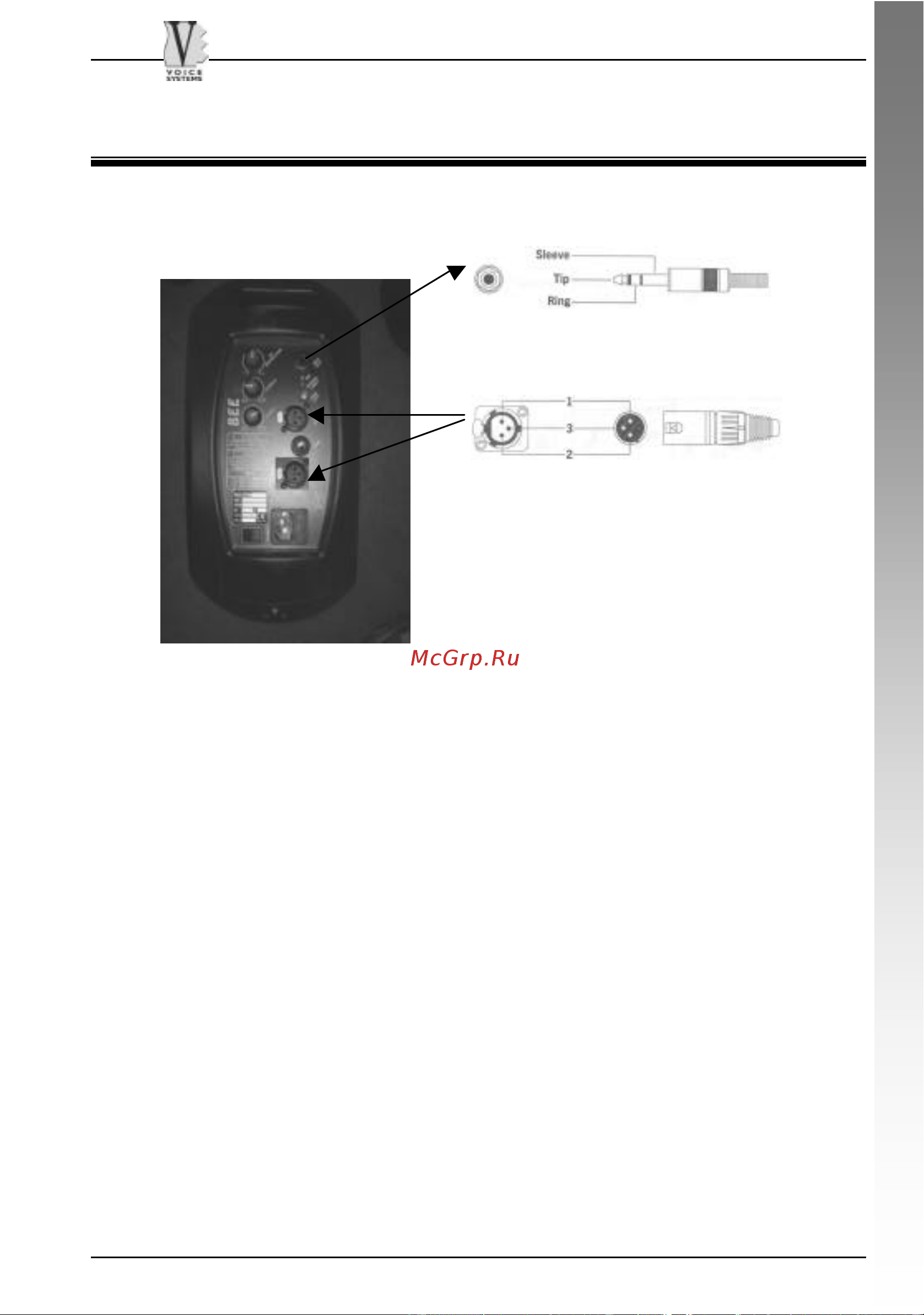 VOICE SYSTEMS BEE-T.Five [41/44] Exemple de raccordement