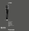 Sennheiser E 965 Руководство по эксплуатации