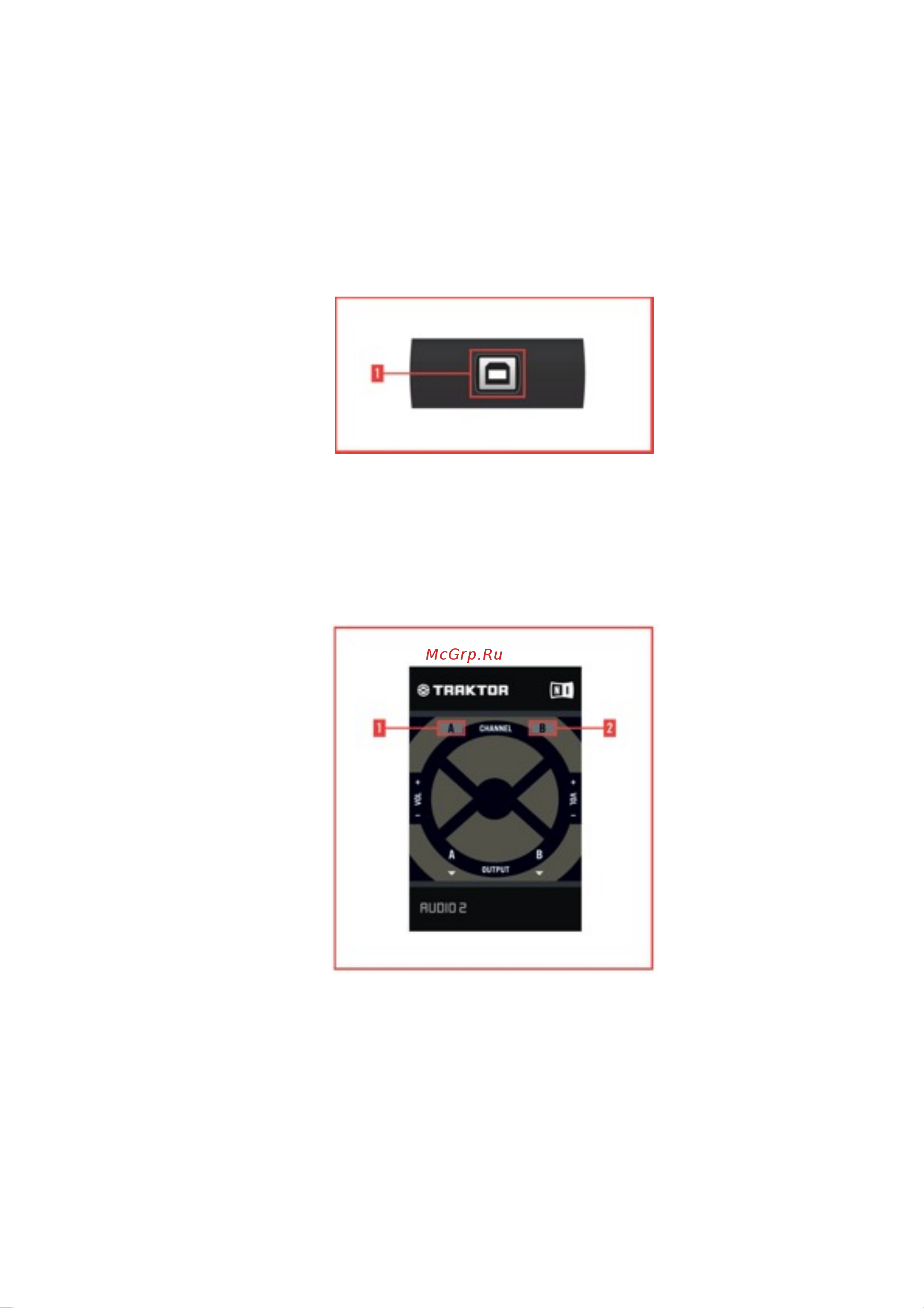 Native Instruments TRAKTOR AUDIO 2 MKII [9/9] Лицевая панель traktor audio 2