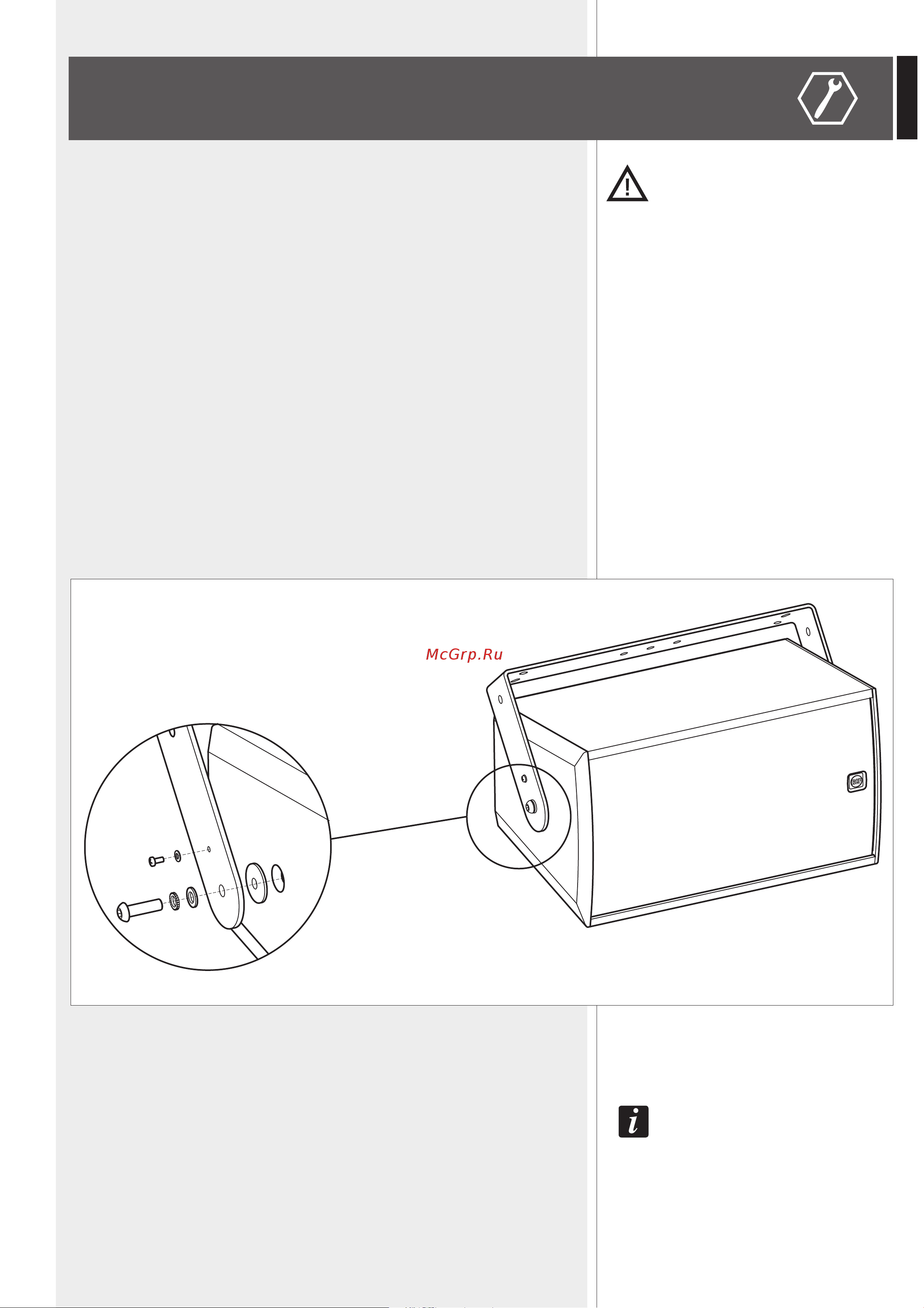 RCF M602 [21/32] Installazione