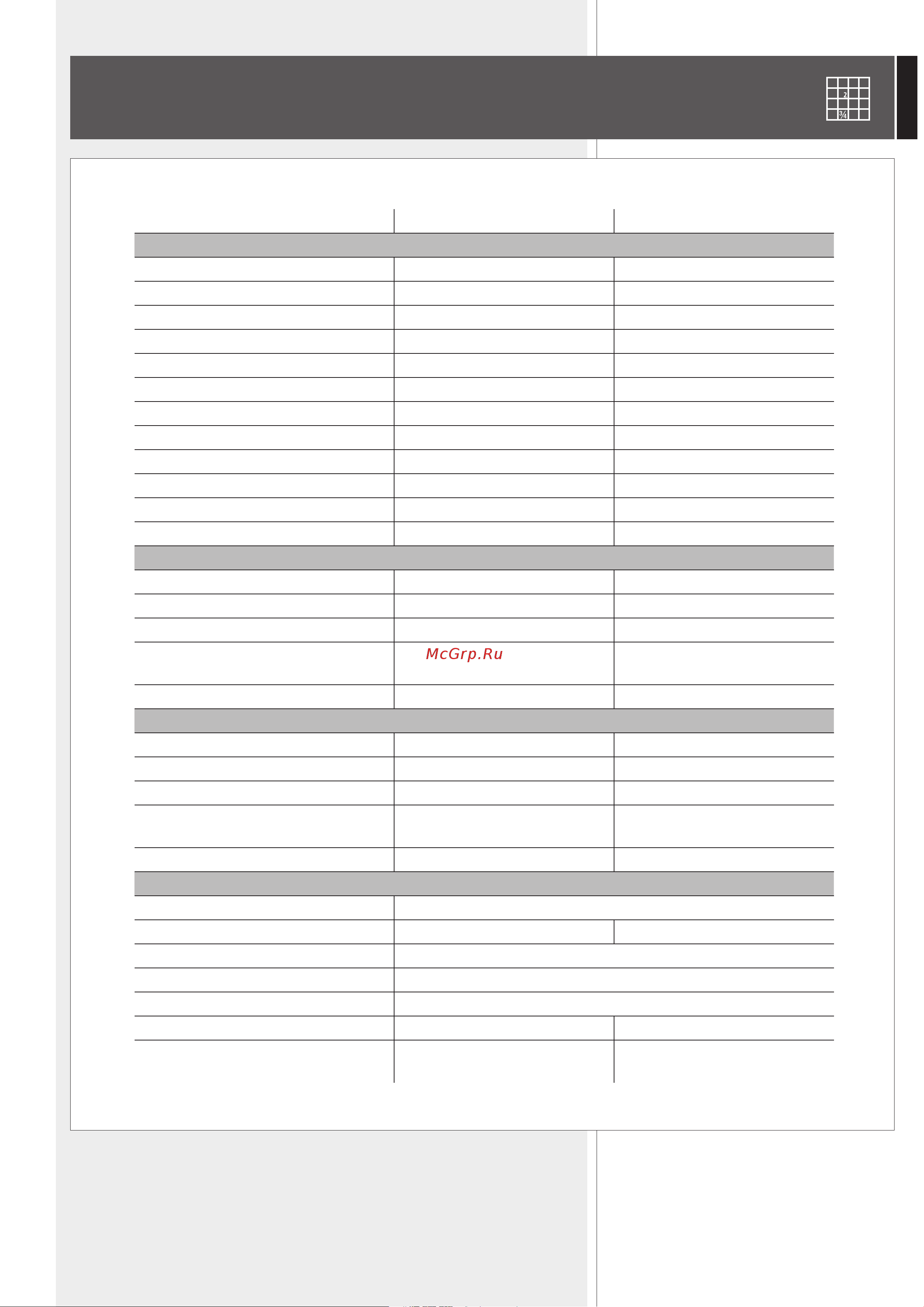 RCF M1001 [11/24] Specifications
