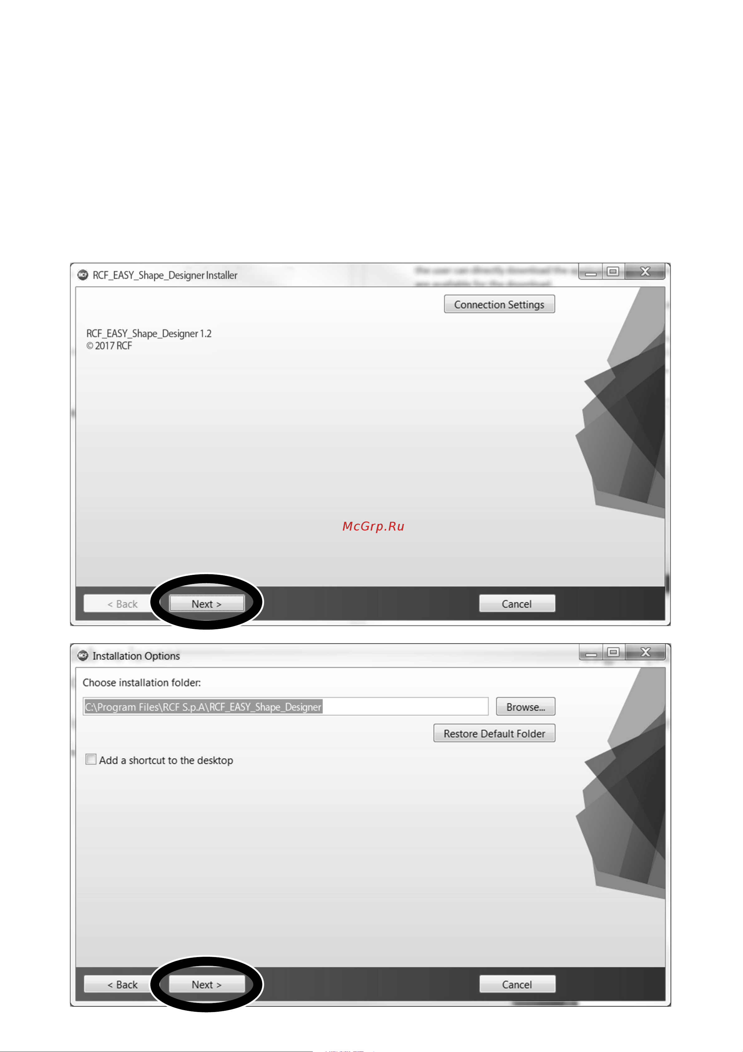 RCF HDL 30-A (13000511) 72033594 [11/32] Software installation